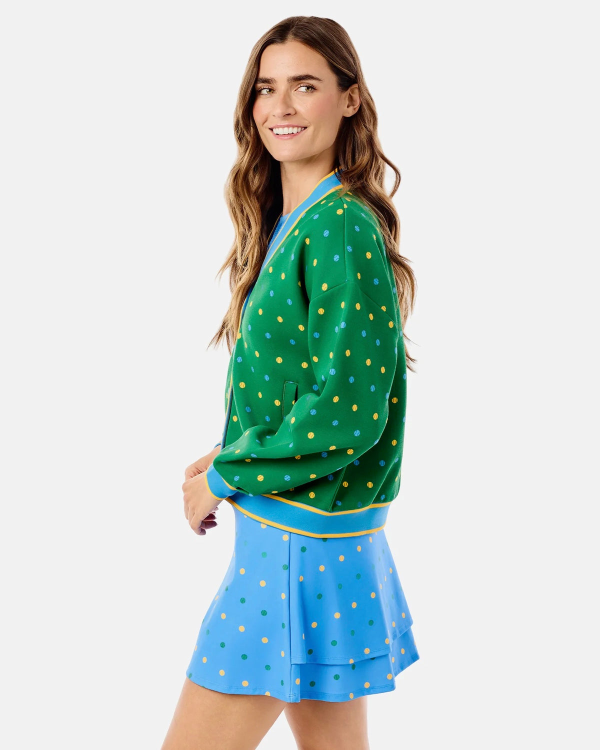 Abbott Sweatshirt Cardigan - Evergreen Serve