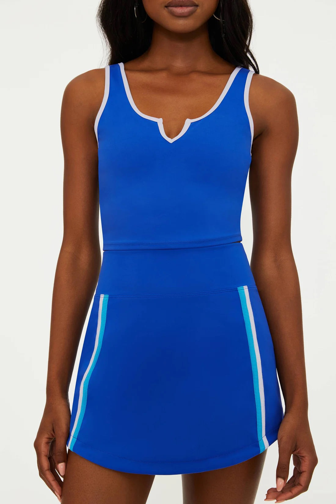 Thora Skirt Riviera Azure Colorblock