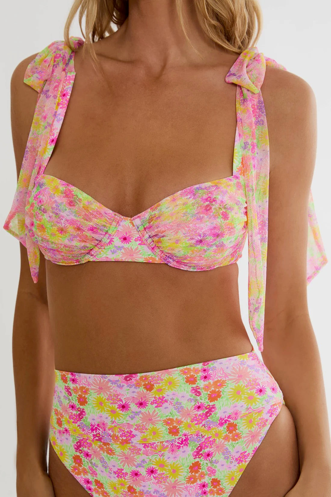 Drea Top - Neon Bouquet