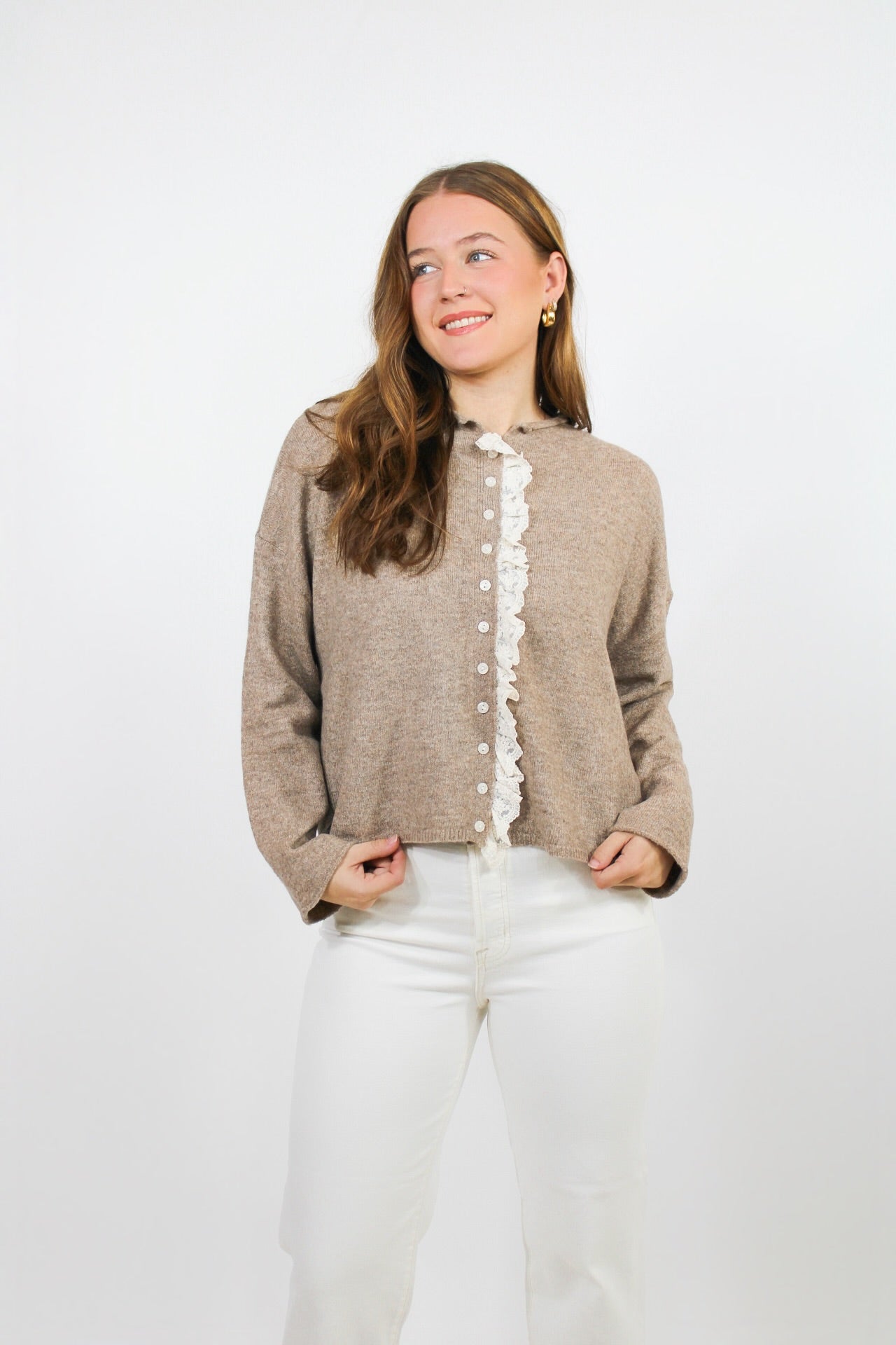 The Chestnut Lace Cardigan