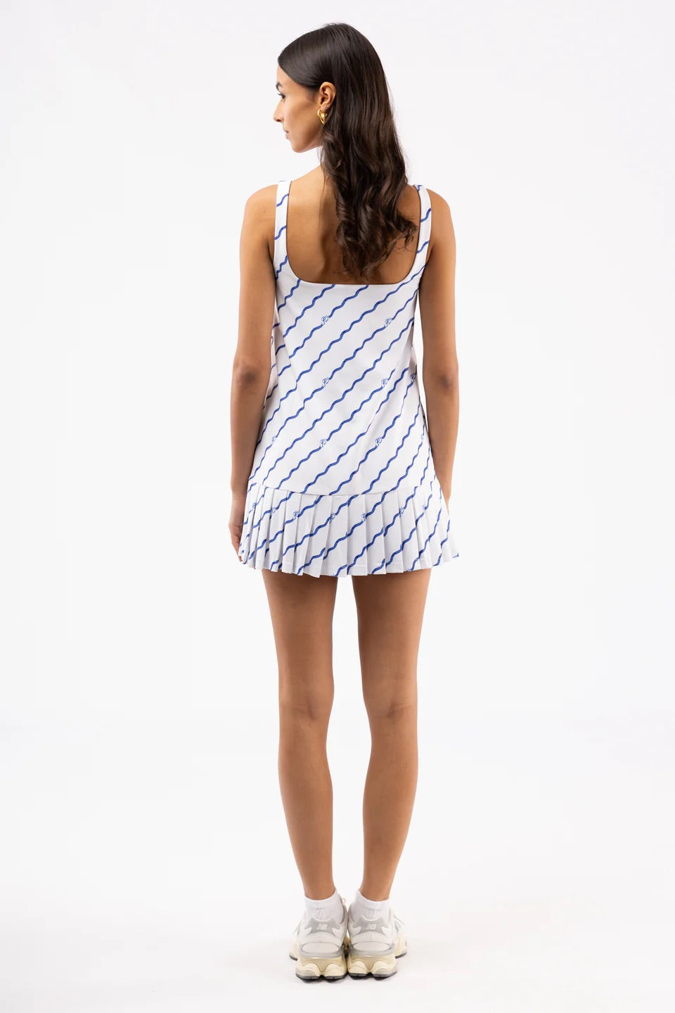 The Lucille Dress - Wave Stripe