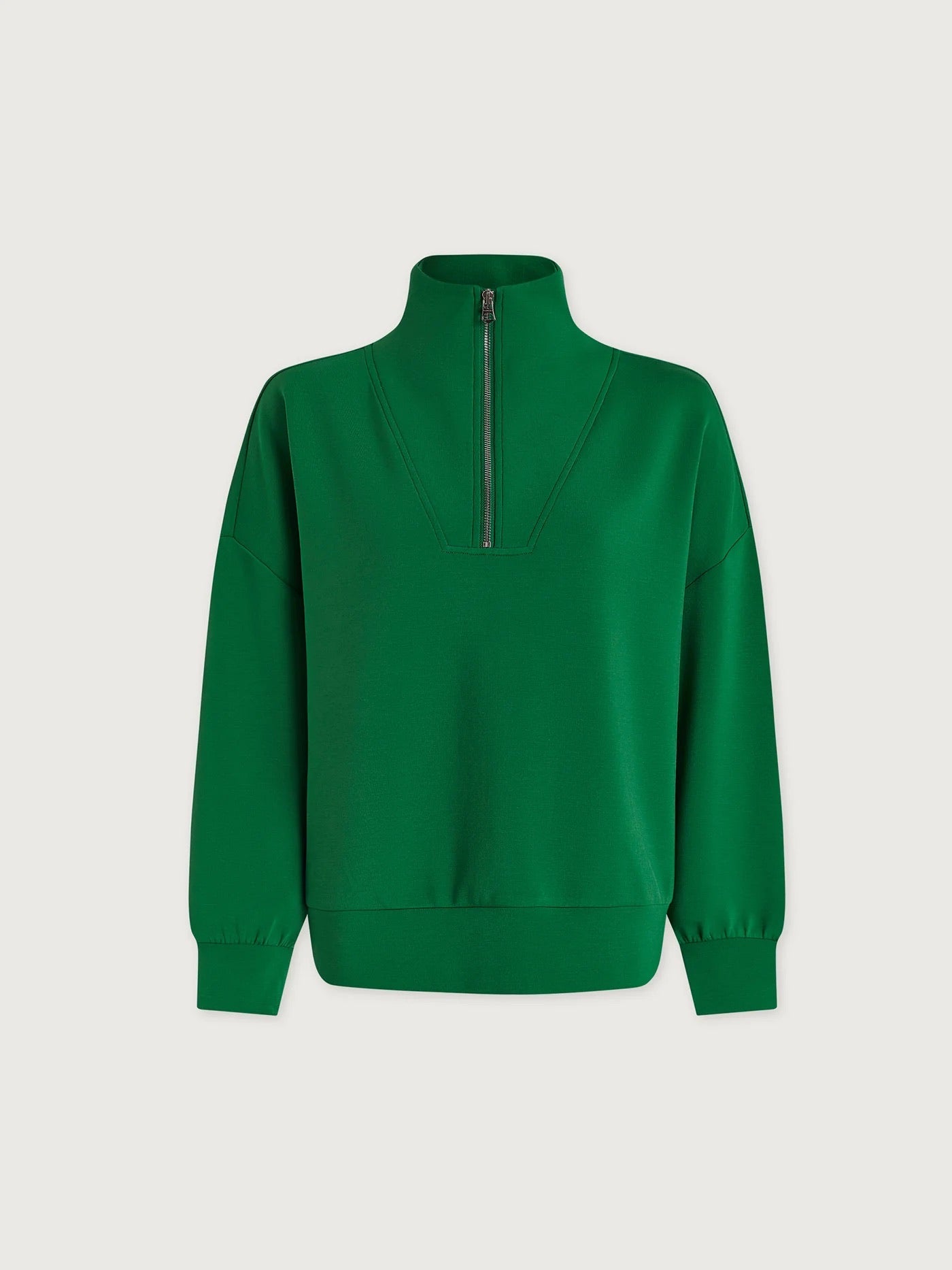 Hawley Half Zip Sweat- Verdant Green