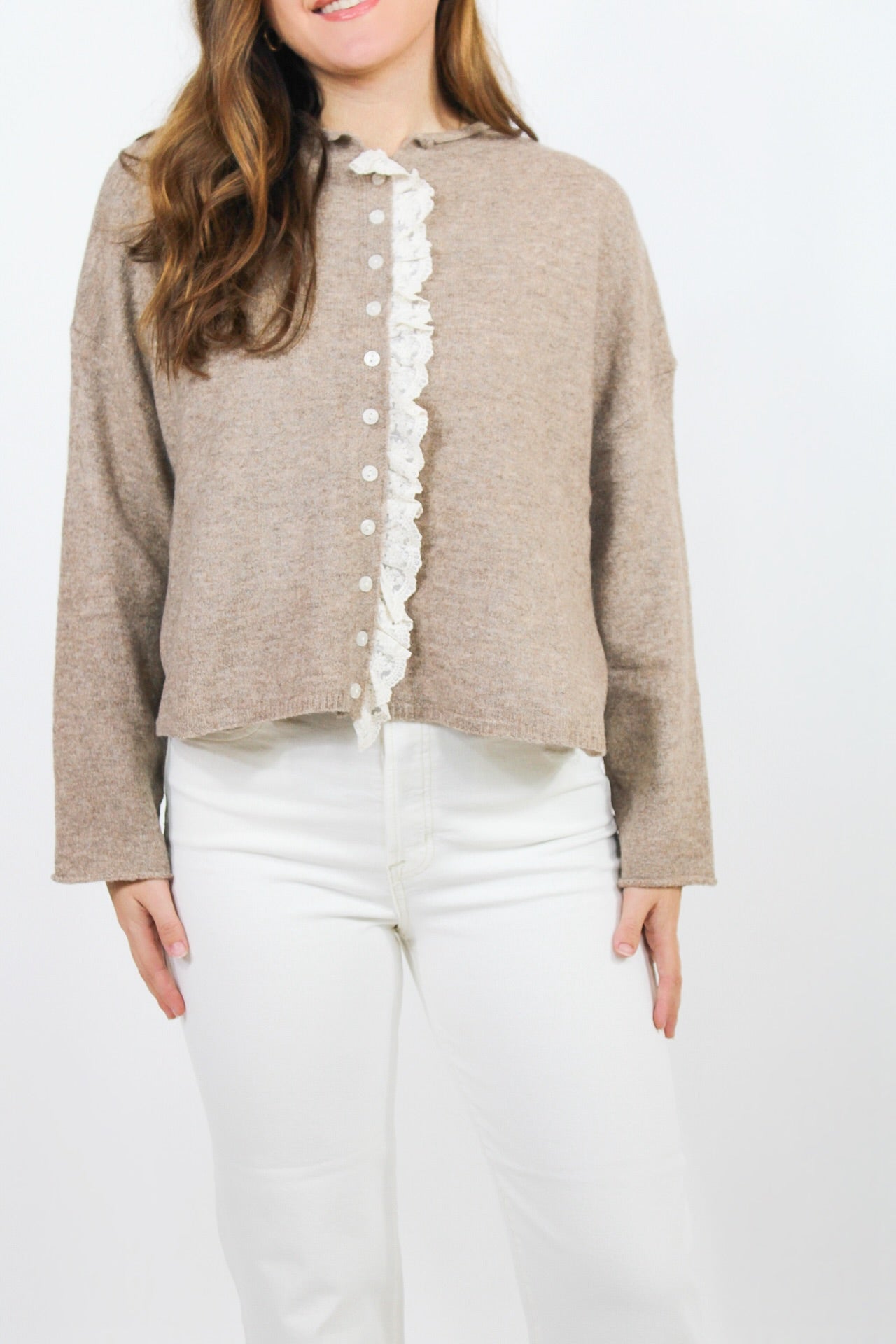 The Chestnut Lace Cardigan