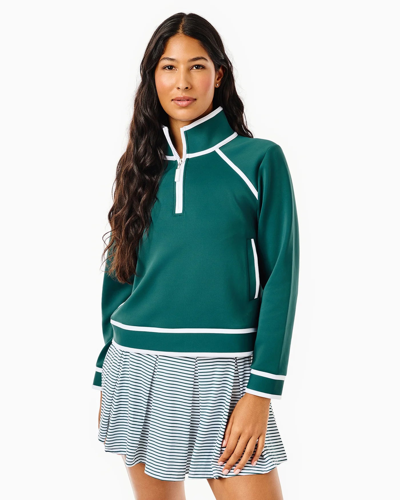 Bainbridge Quarter Zip - Ivy