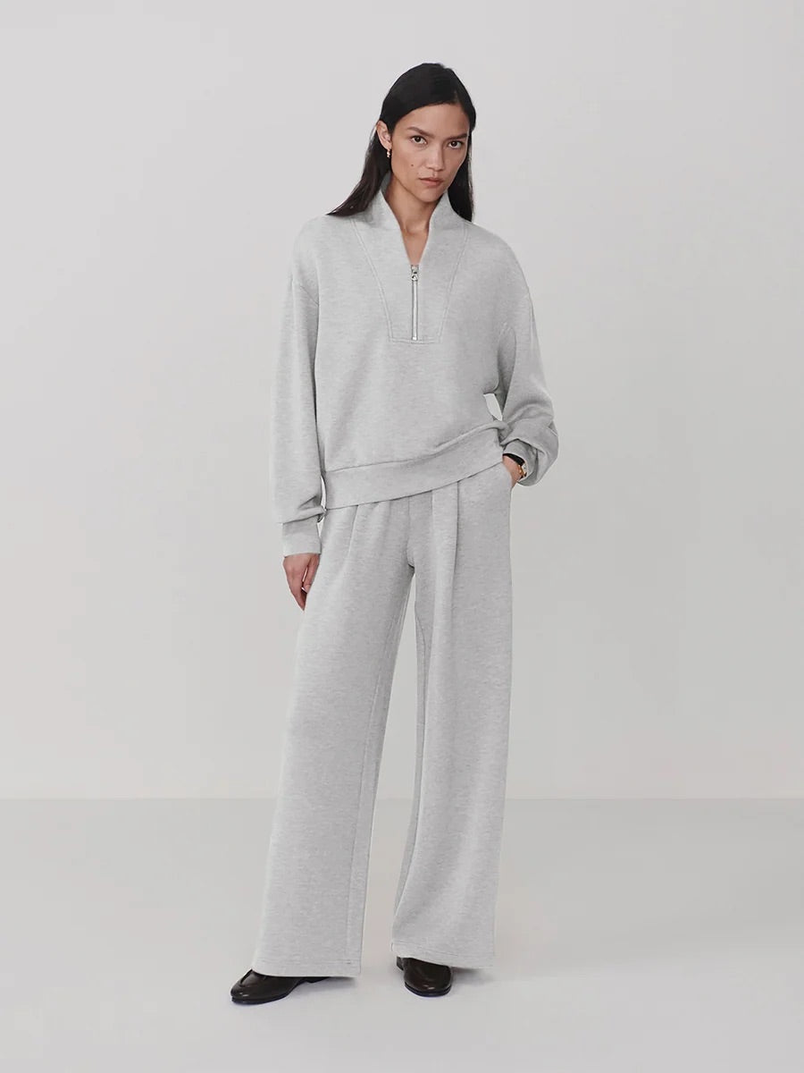 Davidson Sweat - Light Grey Marl