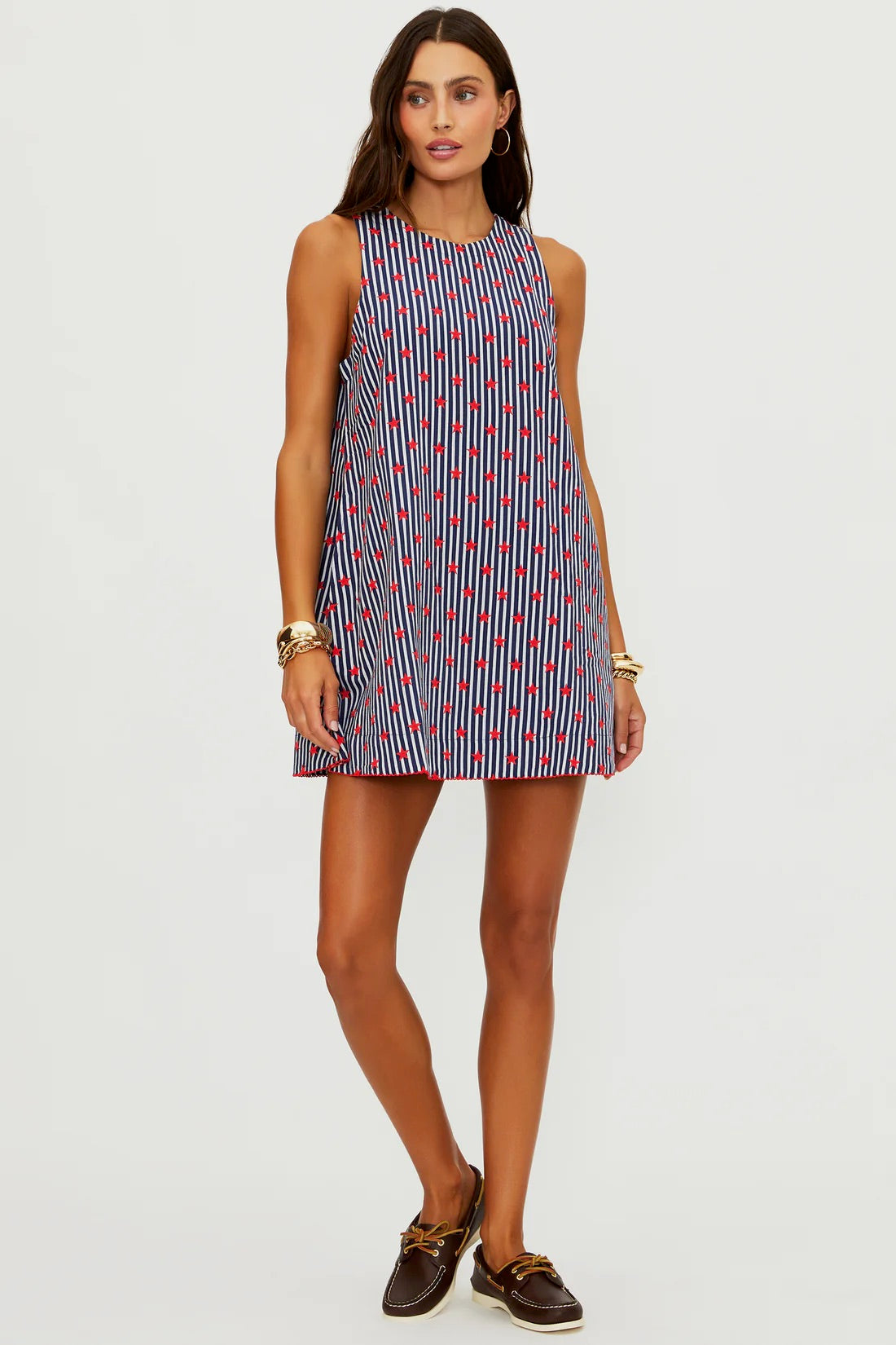 Caprina Mini Dress - Star Spangled Seas