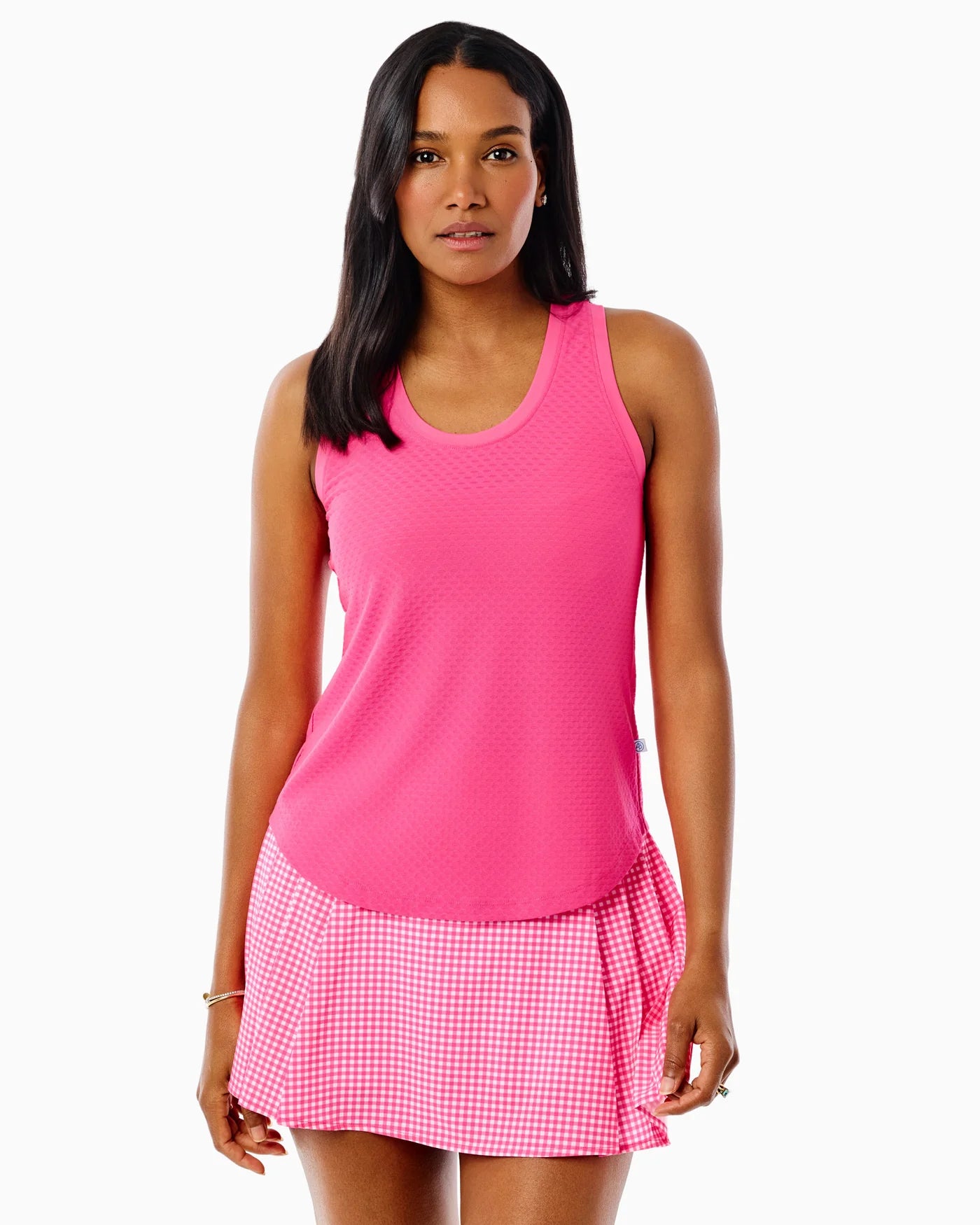 Scoop Neck Everyday Tank - Bright Pink
