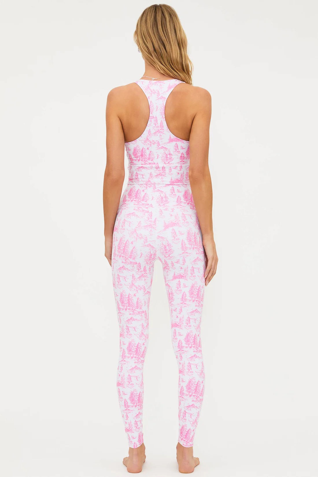Piper Legging - Powder Pink Toile