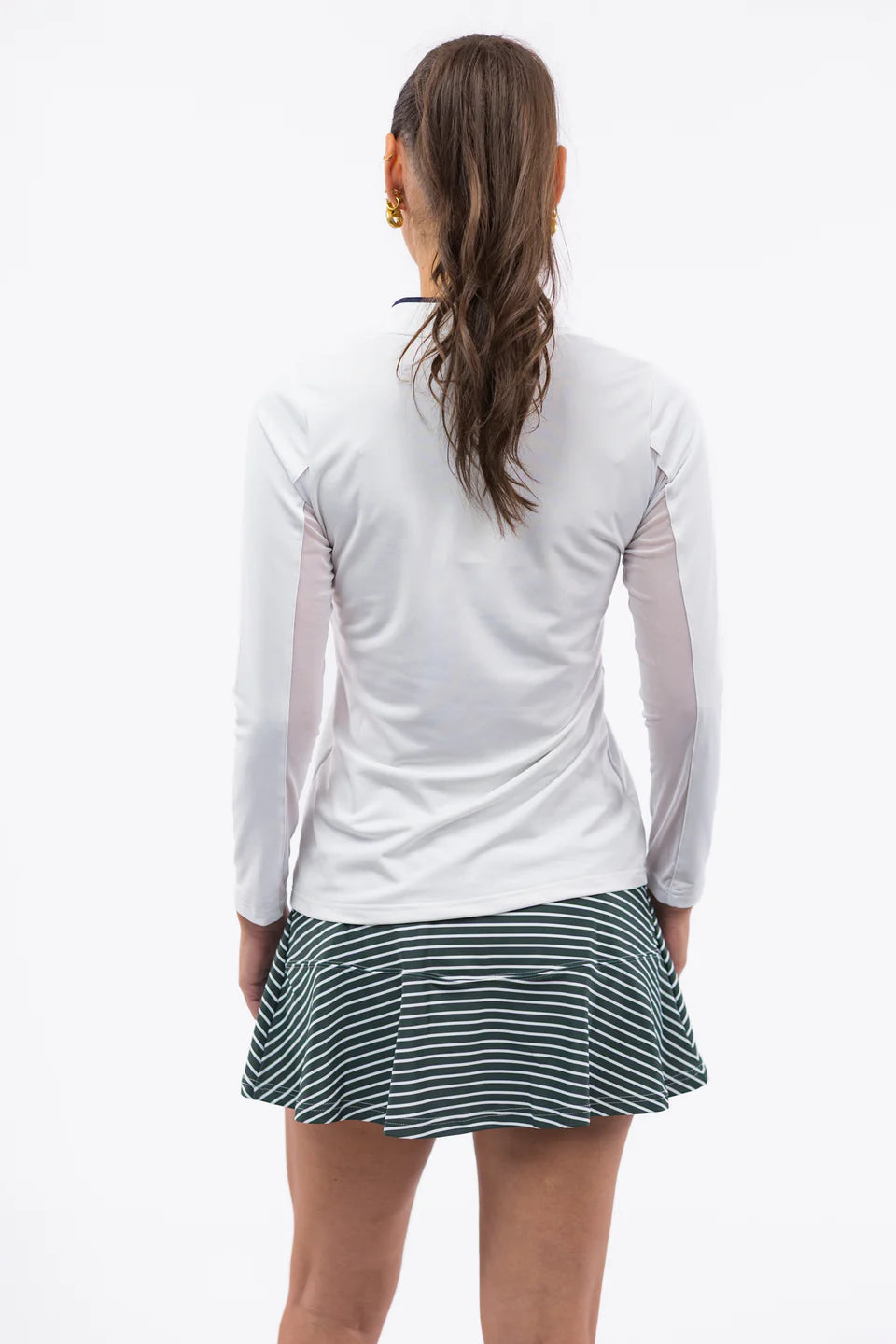 The Reese Skort - Rosemary Stripe