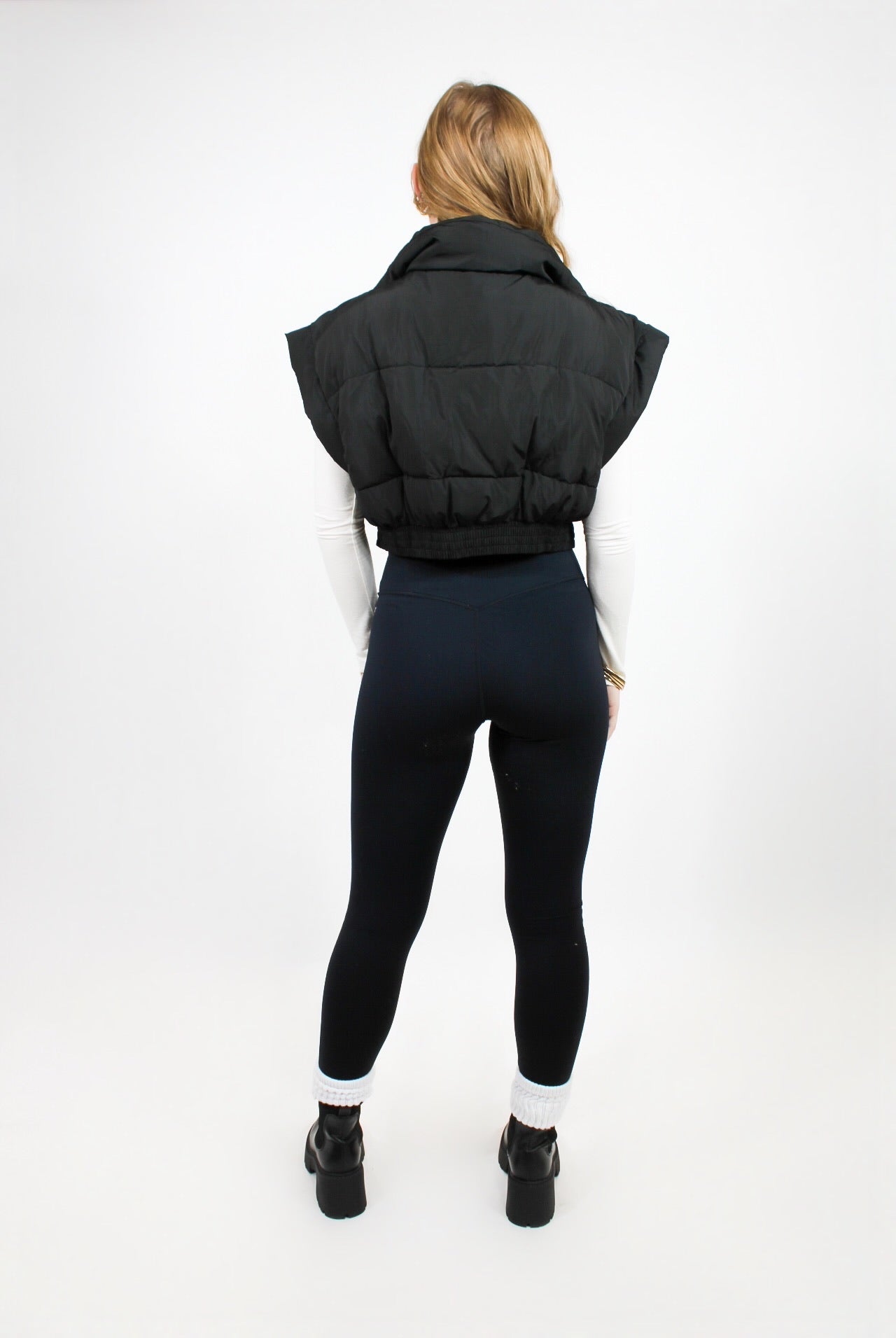 Black Puffer Vest