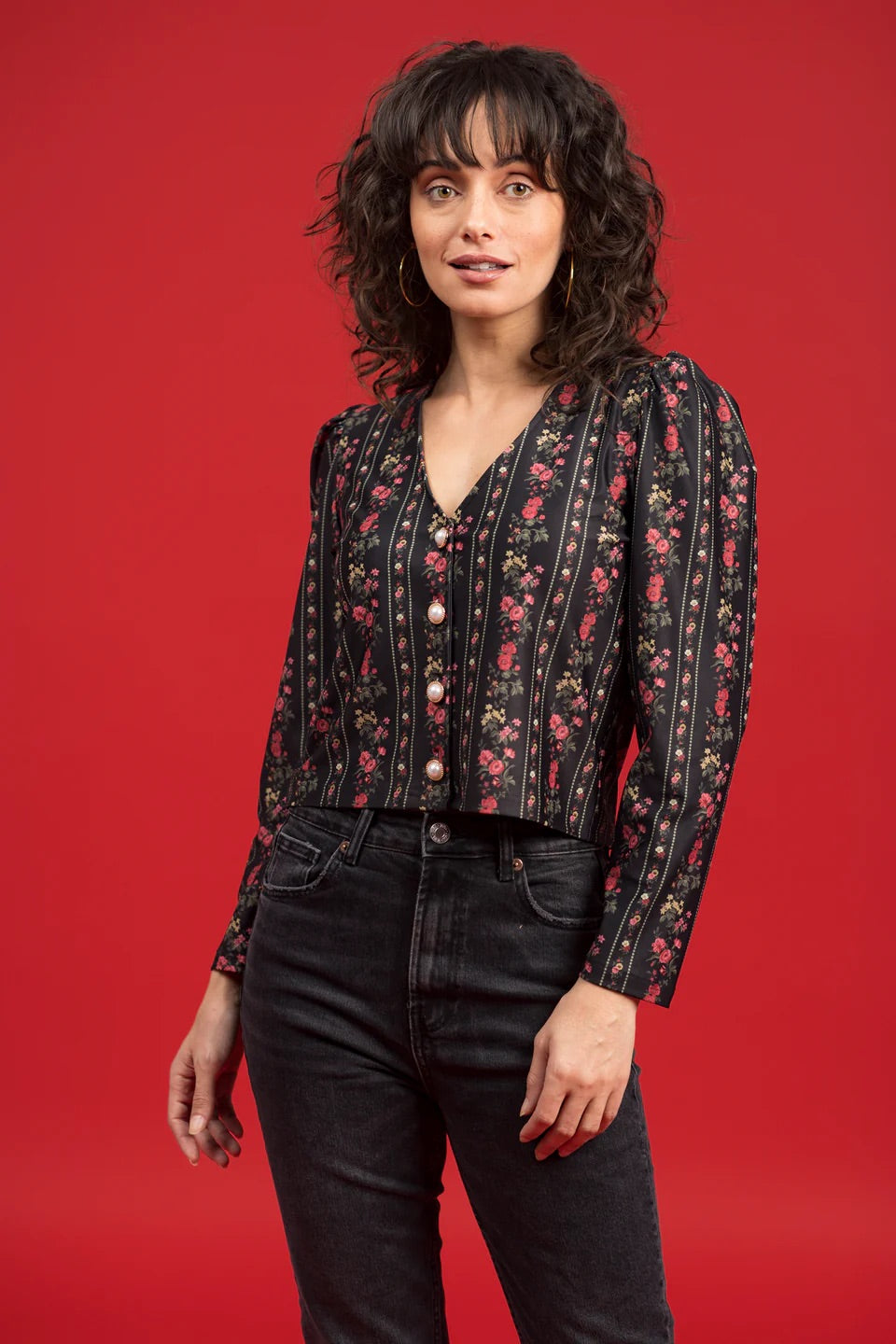 The Jackie Top - Onyx Garden Roxy Sub