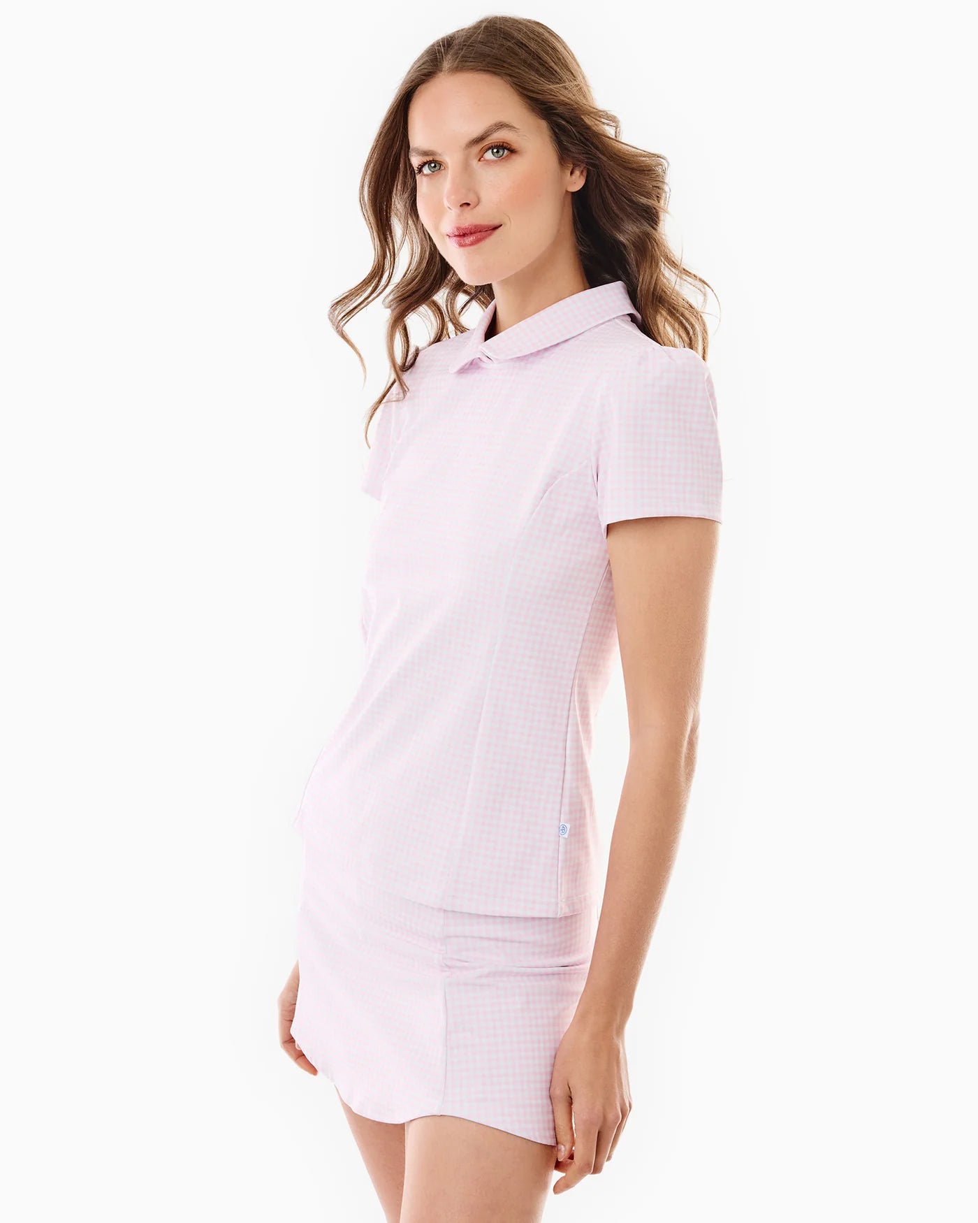 Mayfair Short Sleeve - Ballet Slipper Gingham