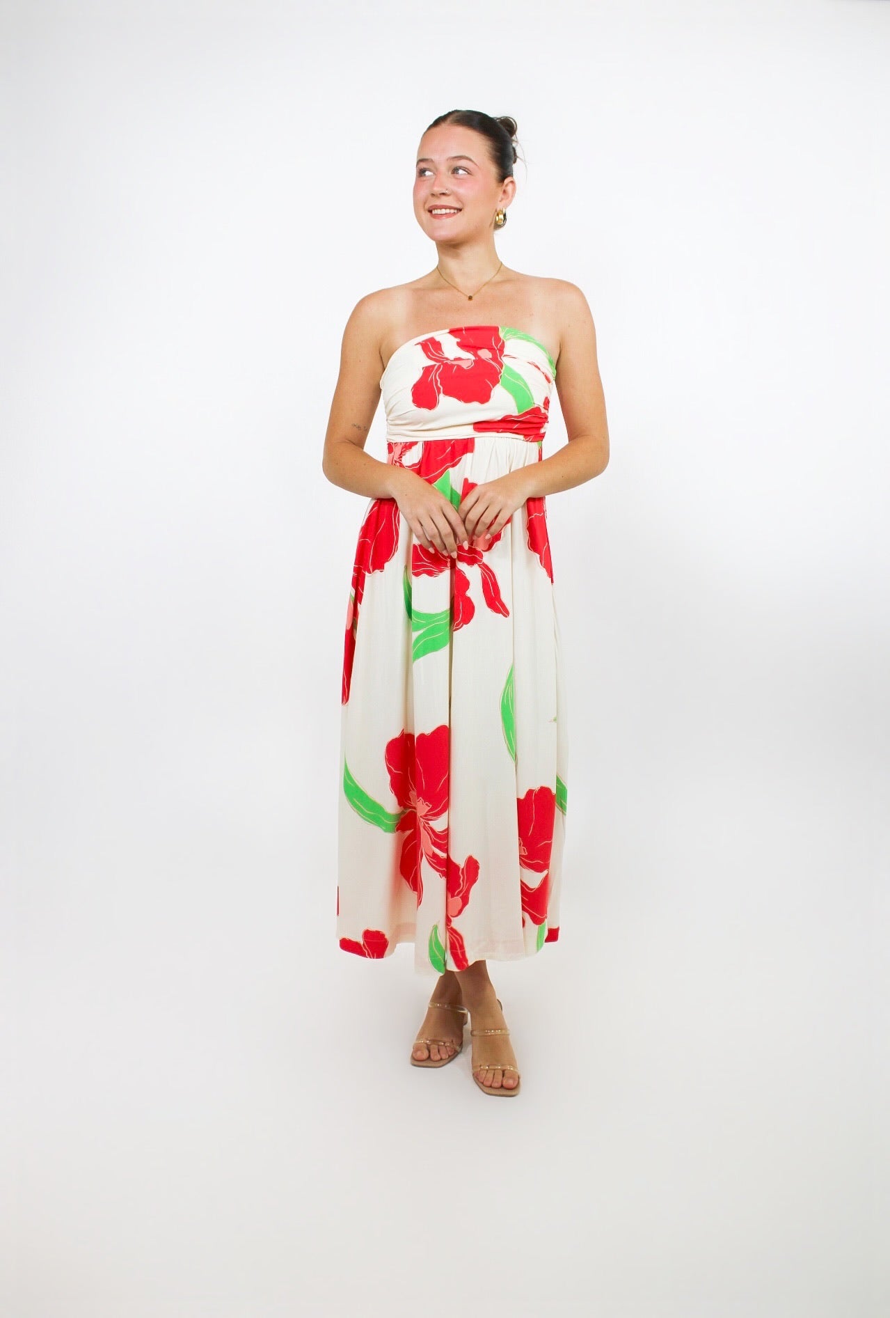 Rubylicious Strapless Midi