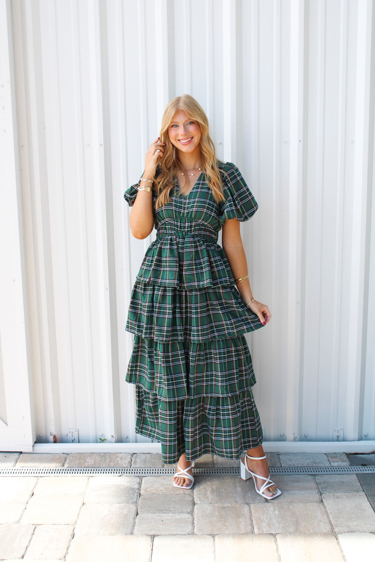 Noel Tiered Maxi Dress Noel Tiered Maxi Dress