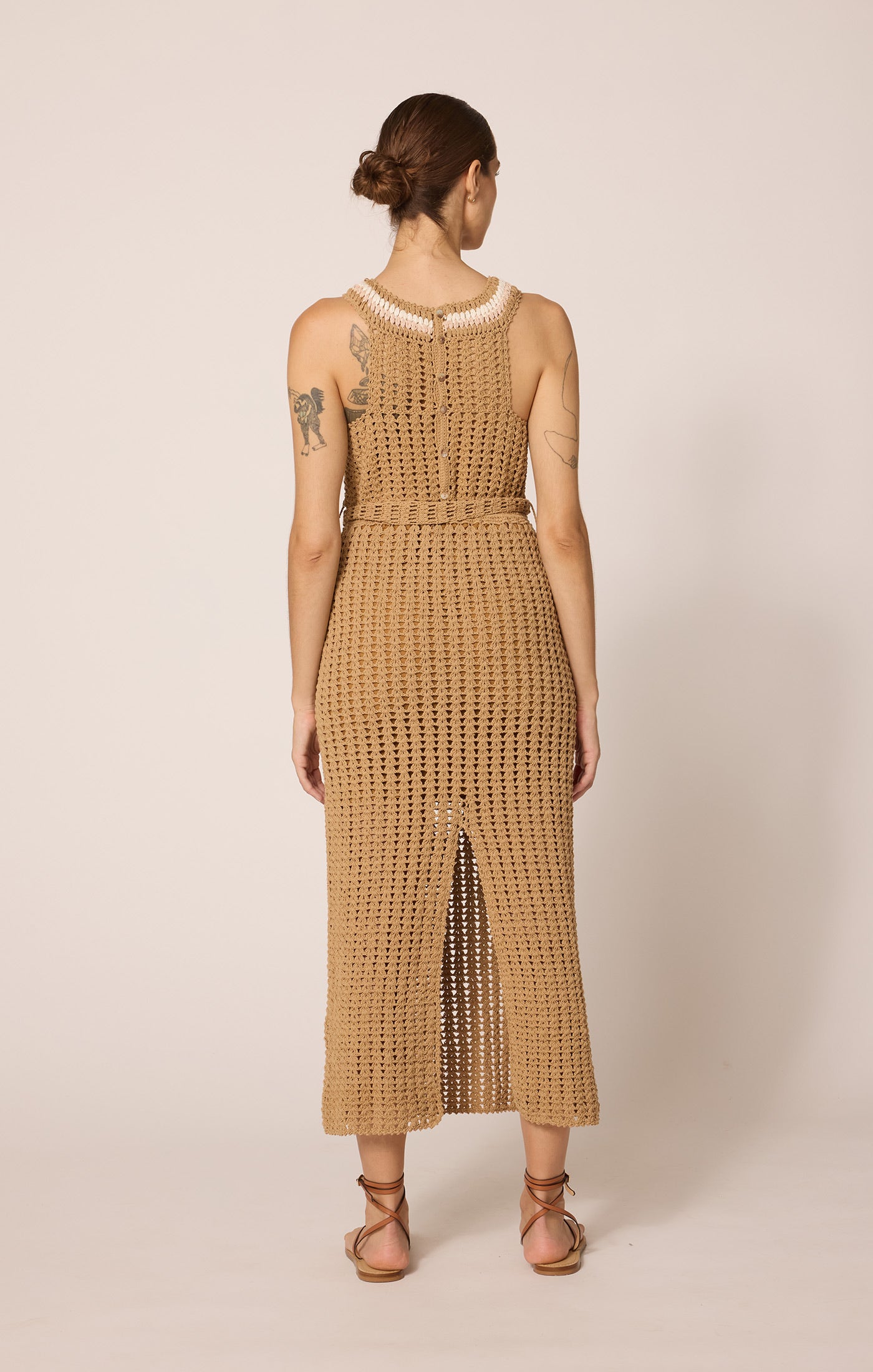 Kiana Crochet Midi Dress