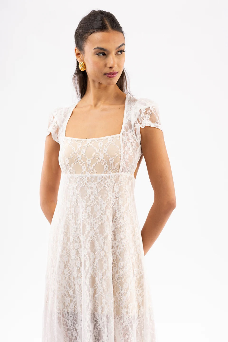 The Meg Dress- White