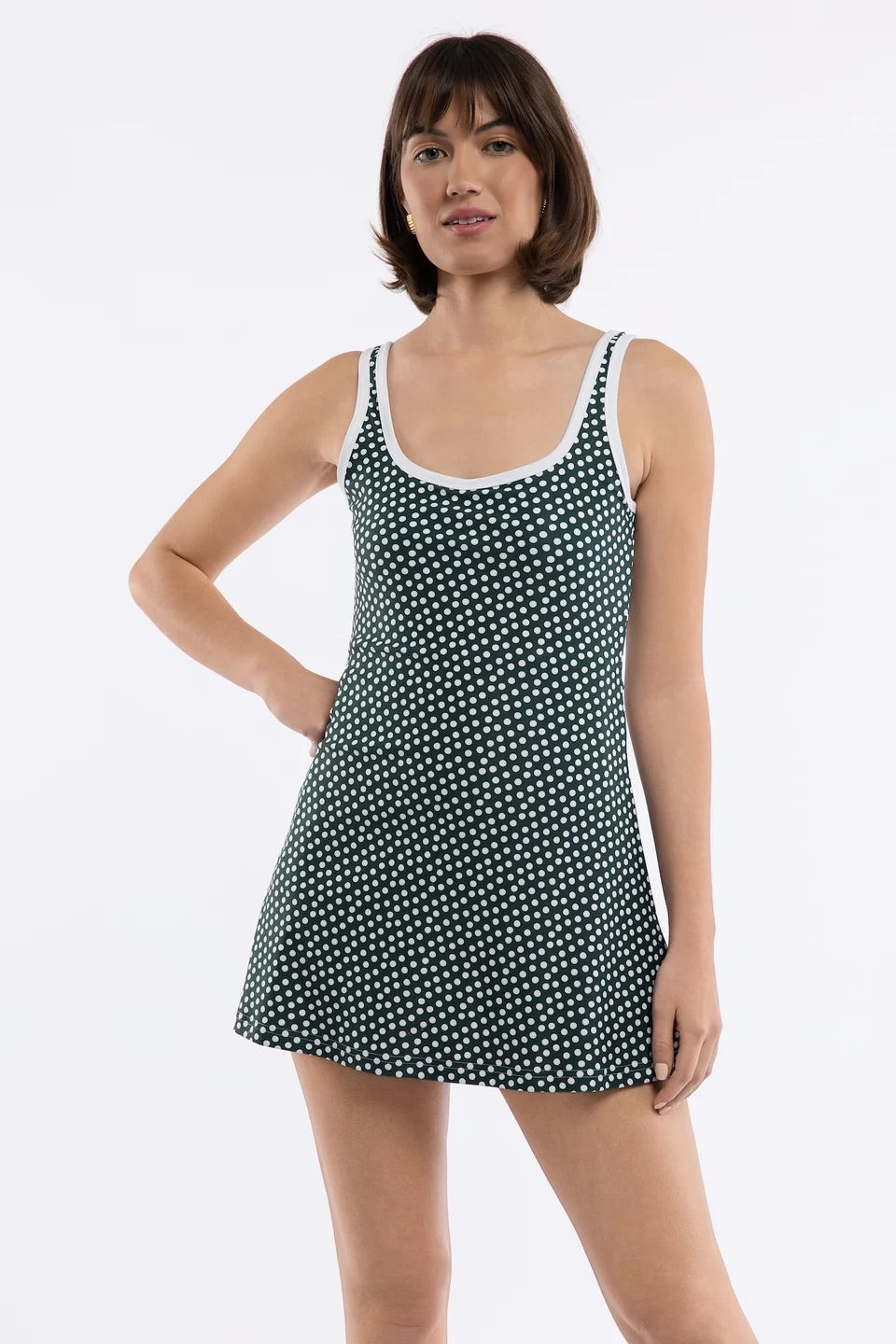 The Renee Dress - Rosemary Dot