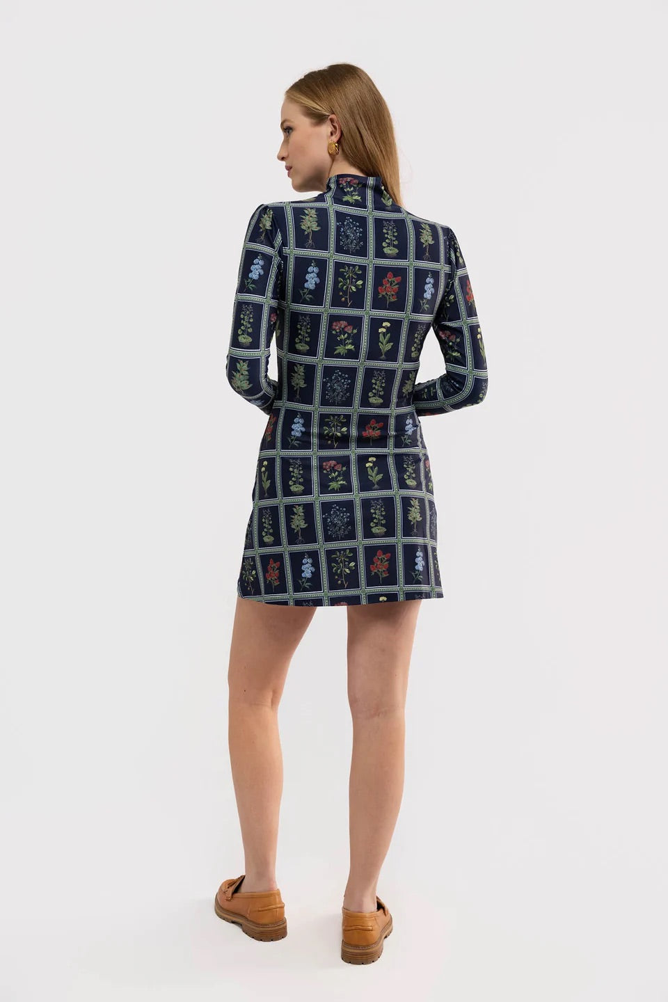 Dottie Dress - Gardeners Window Navy