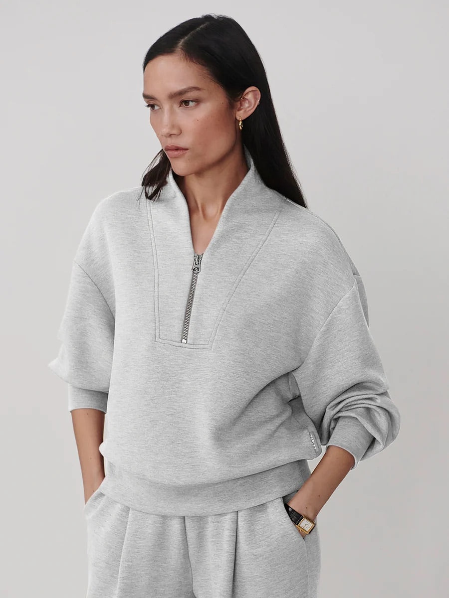 Davidson Sweat - Light Grey Marl
