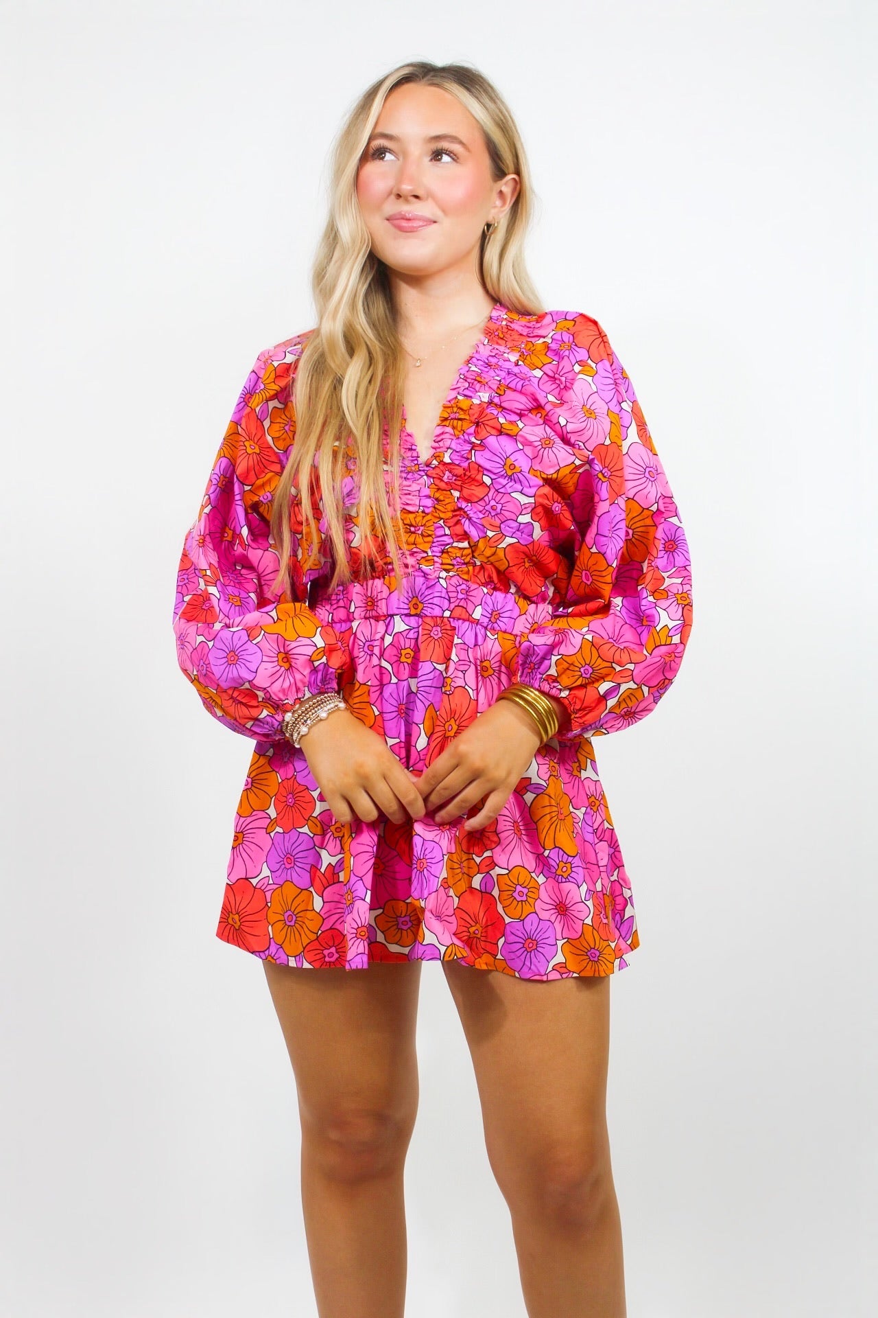 Groovy Blooms Romper - Shopsisterology