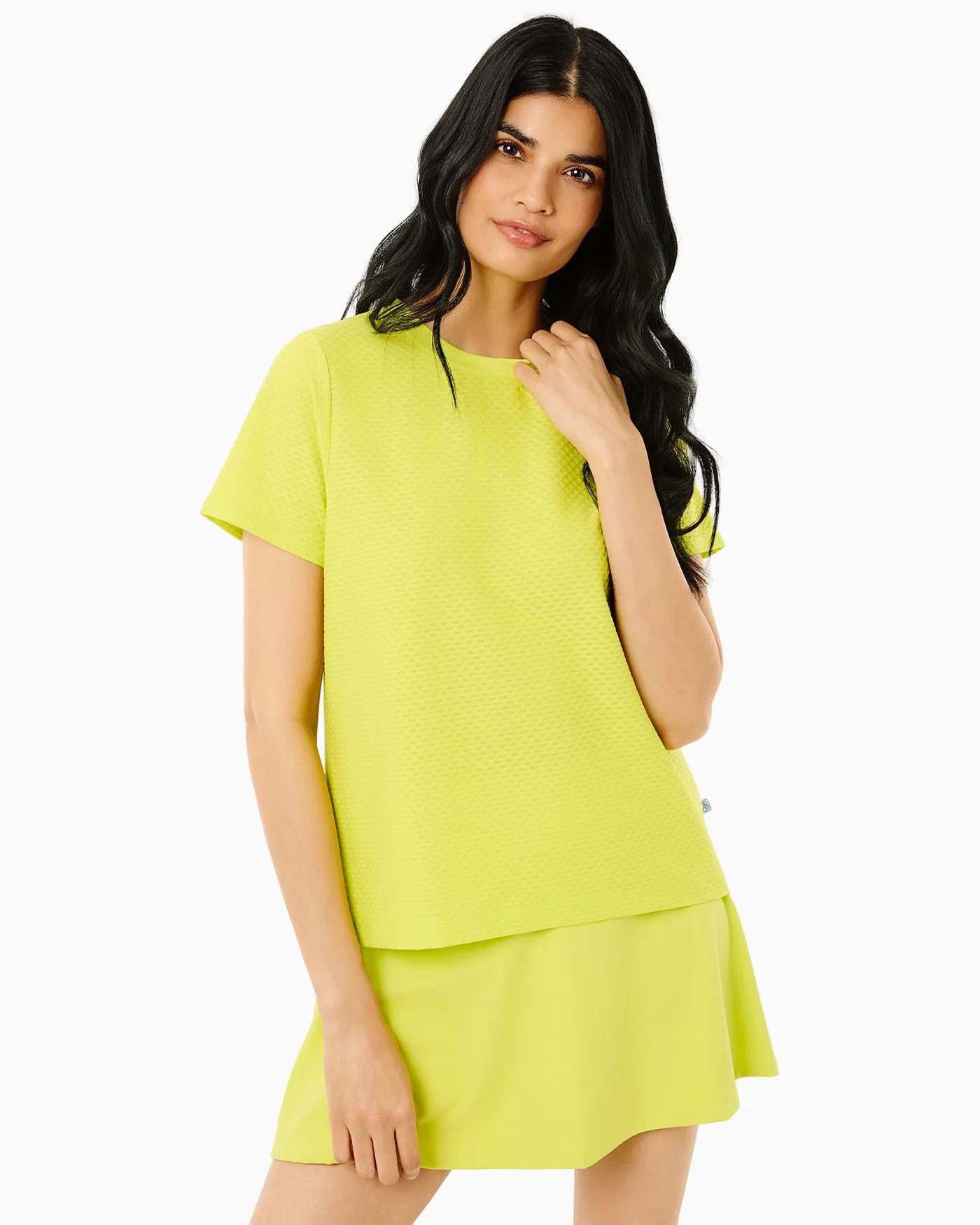 Walnut Short Sleeve - Chartreuse