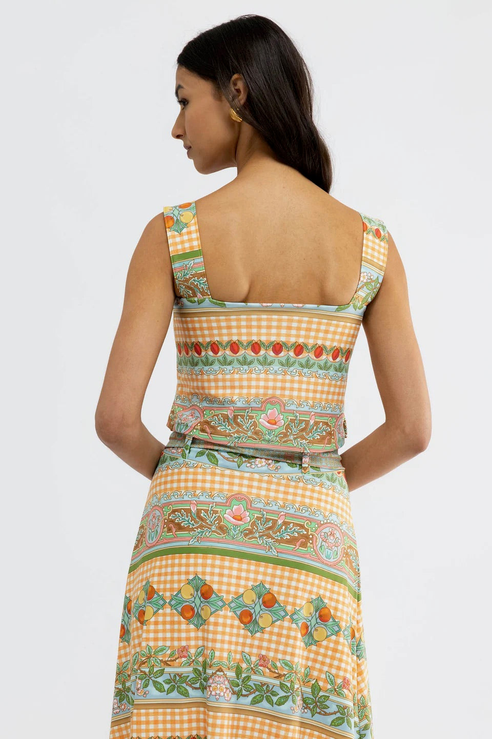 Shelly Top - Garden Gingham