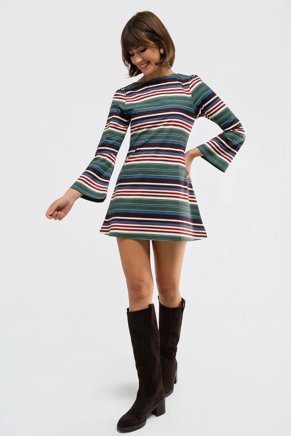 The Ellen Dress - Crew Stripe