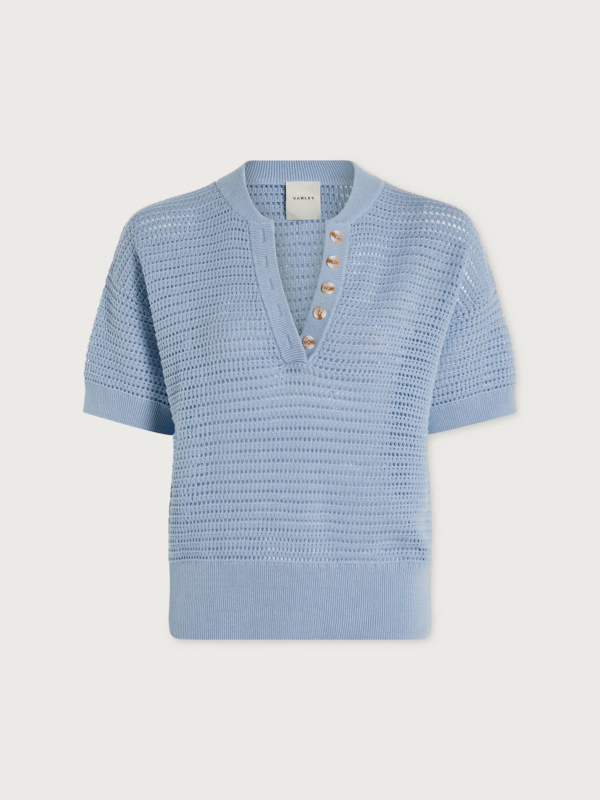 Callie Knit Top - Cashmere Blue