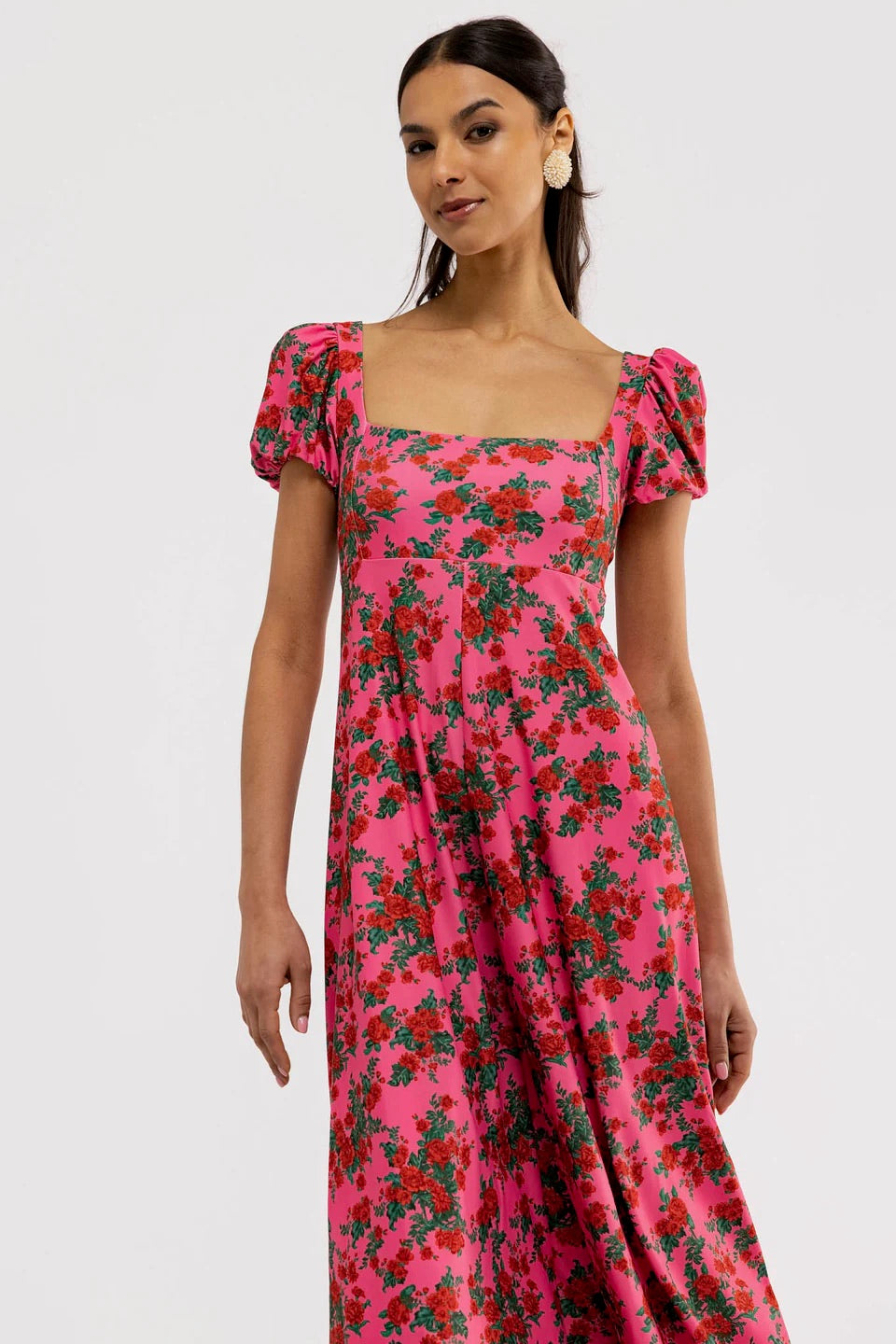 Rosalie Dress - Shrub Rose