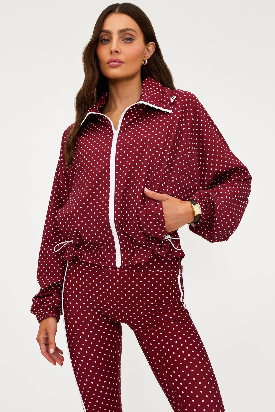 Cason Jacket - Crimson Dot