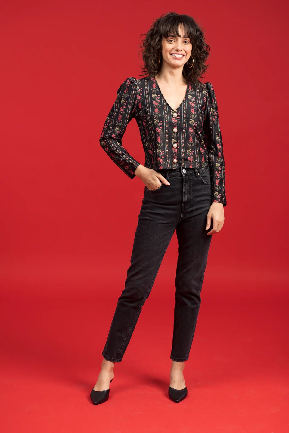 The Jackie Top - Onyx Garden Roxy Sub