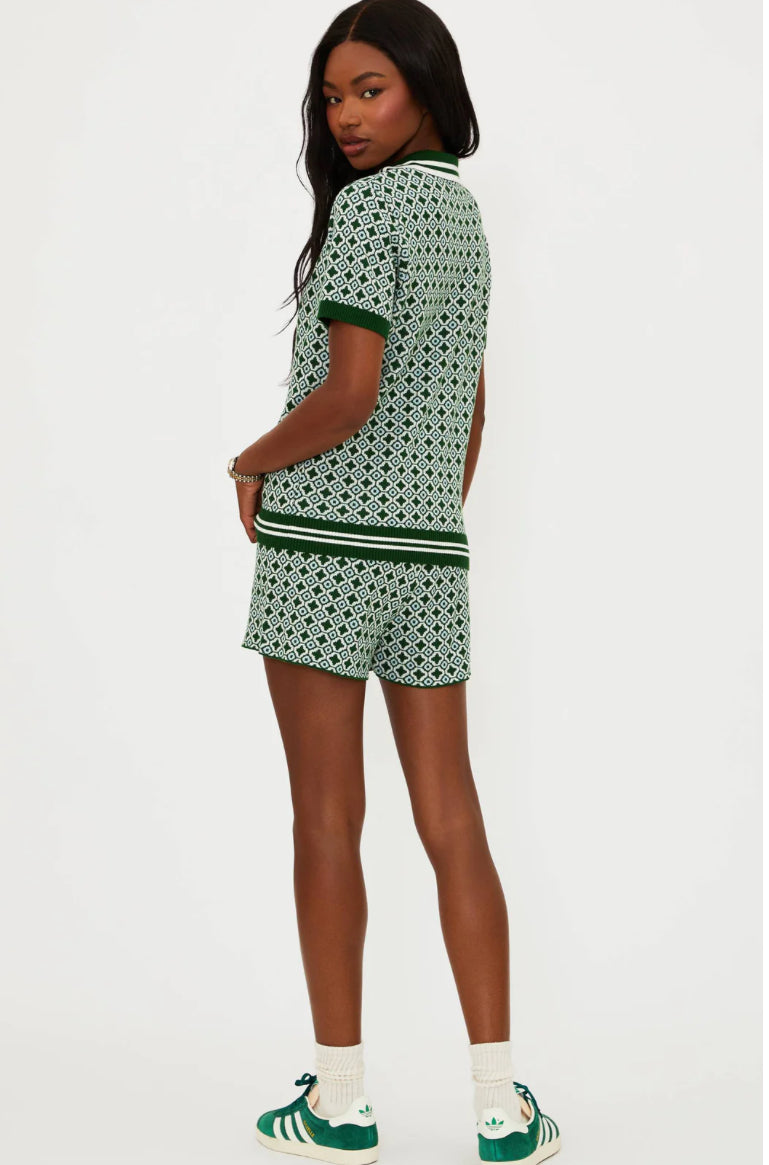 Balboa Short - Racquet Club Green