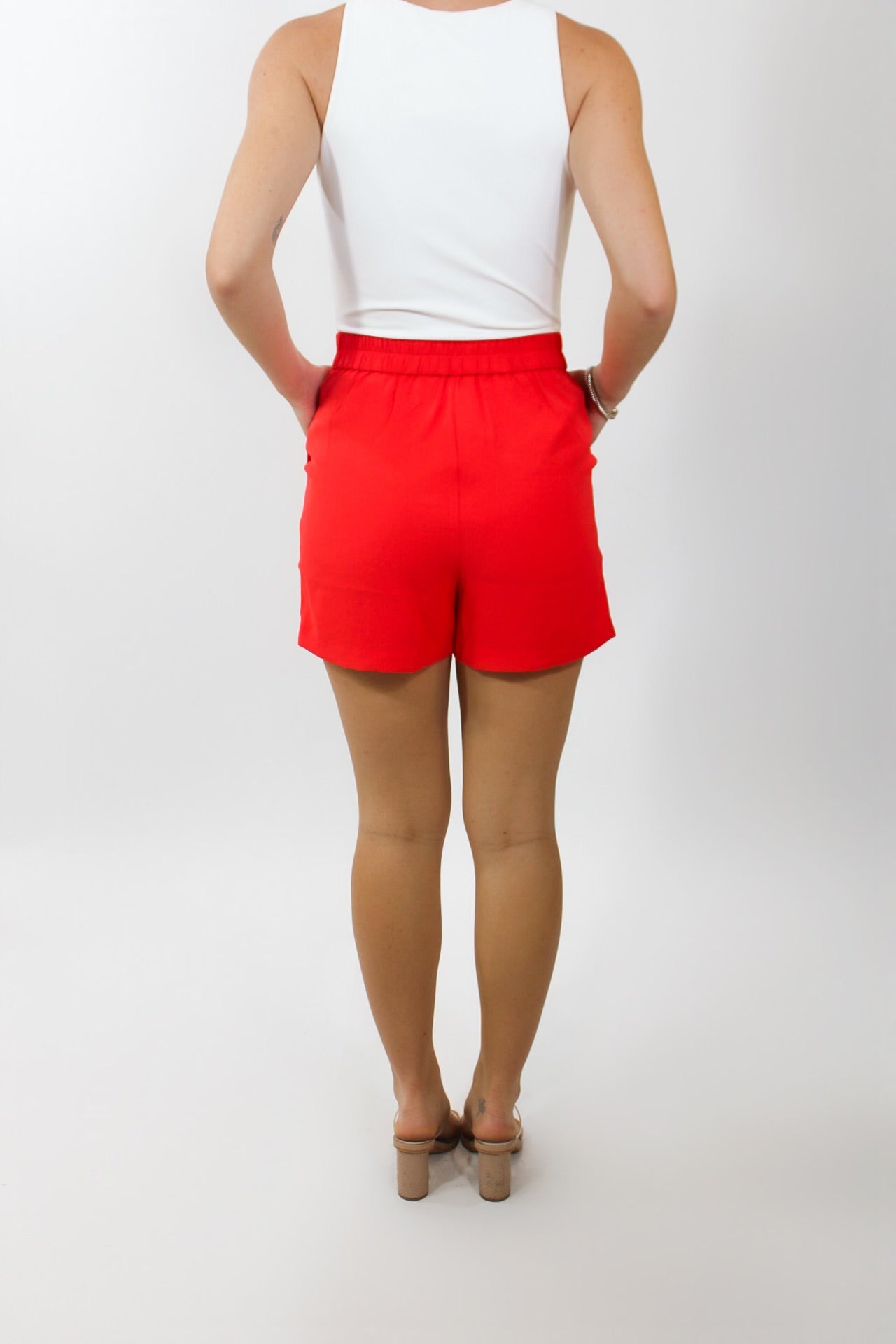 Coral Tailored Shorts