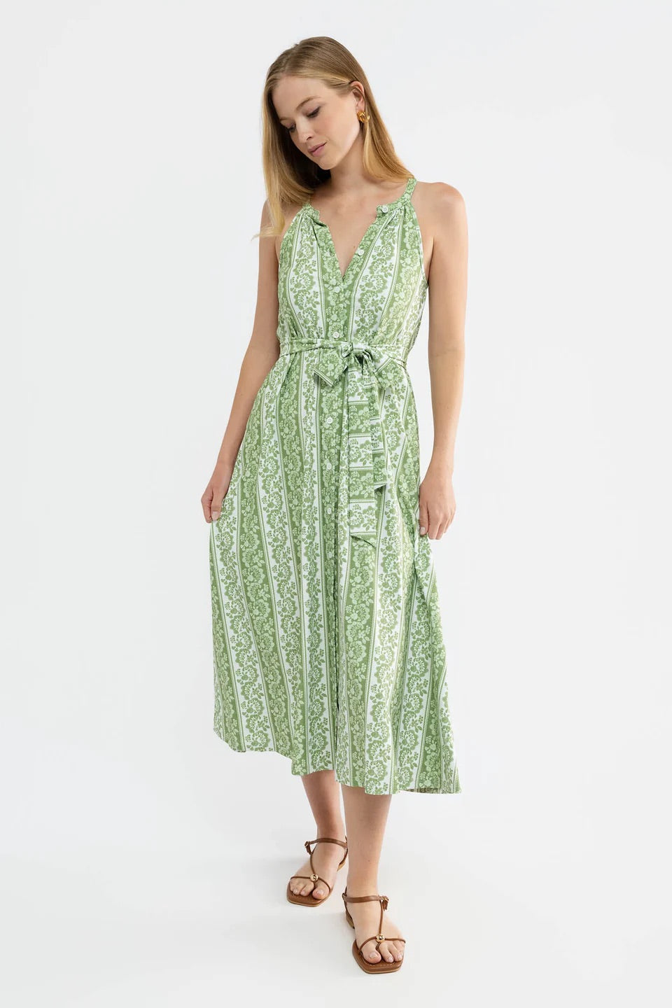 Sunny Dress - Tart Stripe