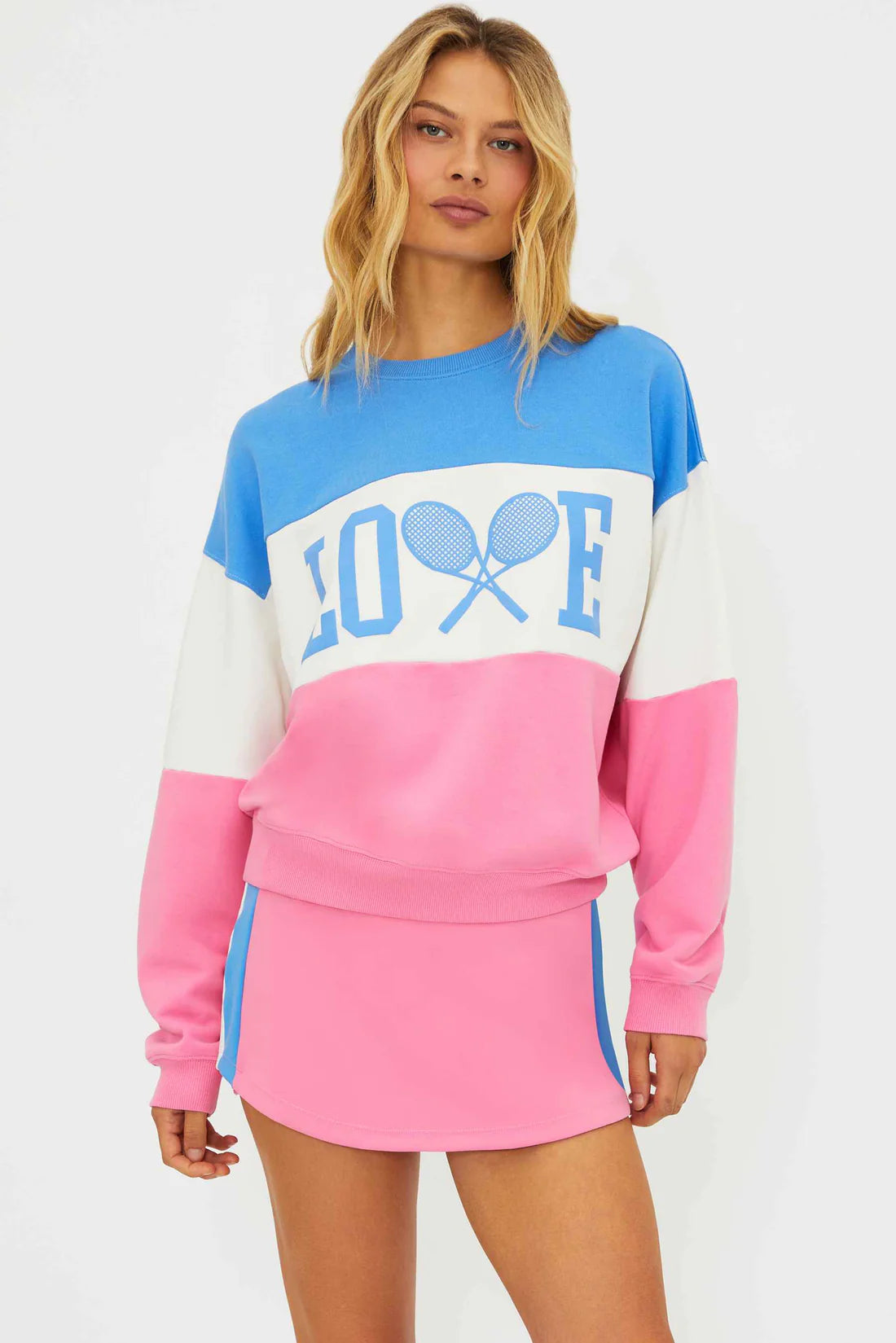 Devyn Oversized Sweatshirt Cosmos Colorblock