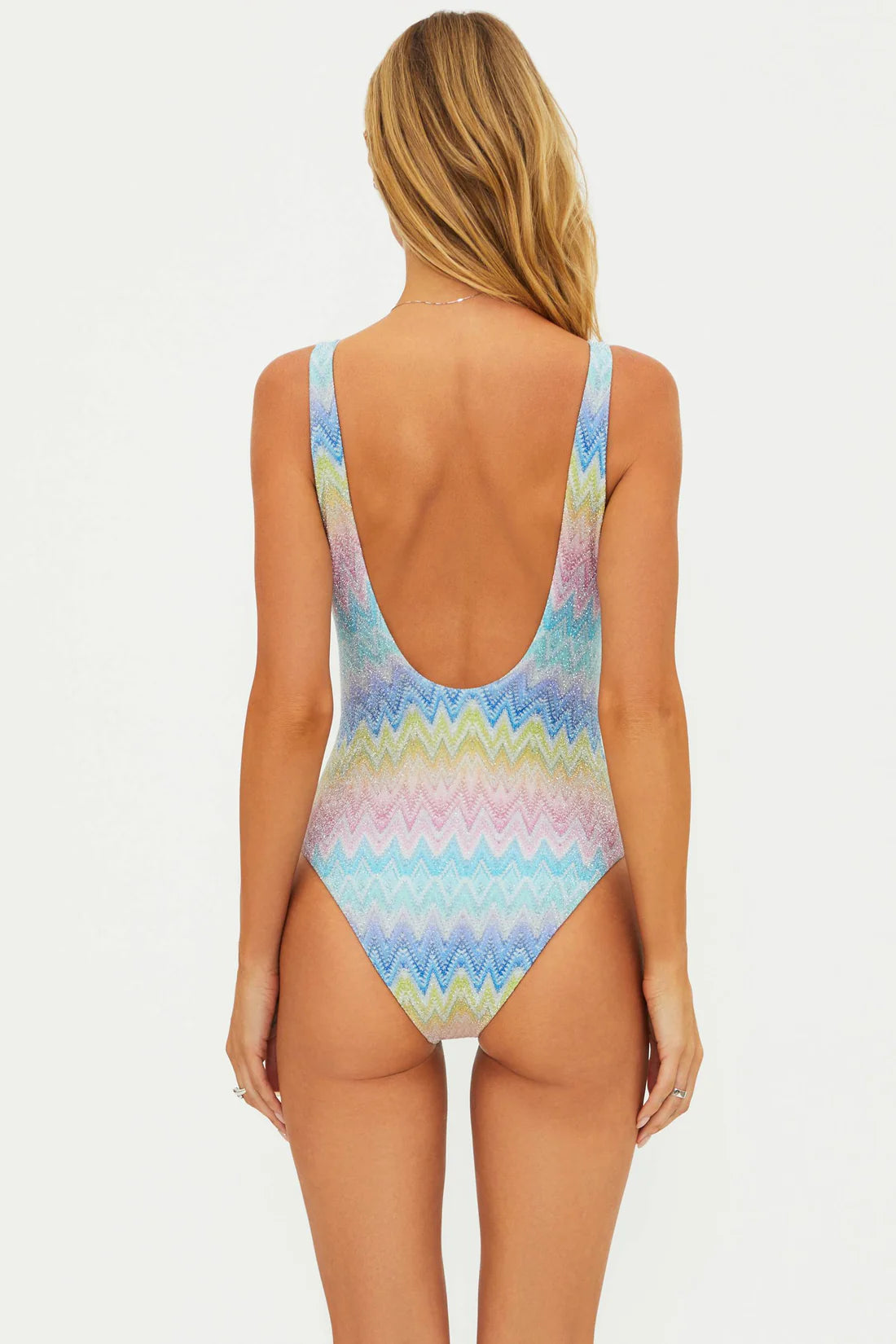 Elina One Piece Sunset Chevron