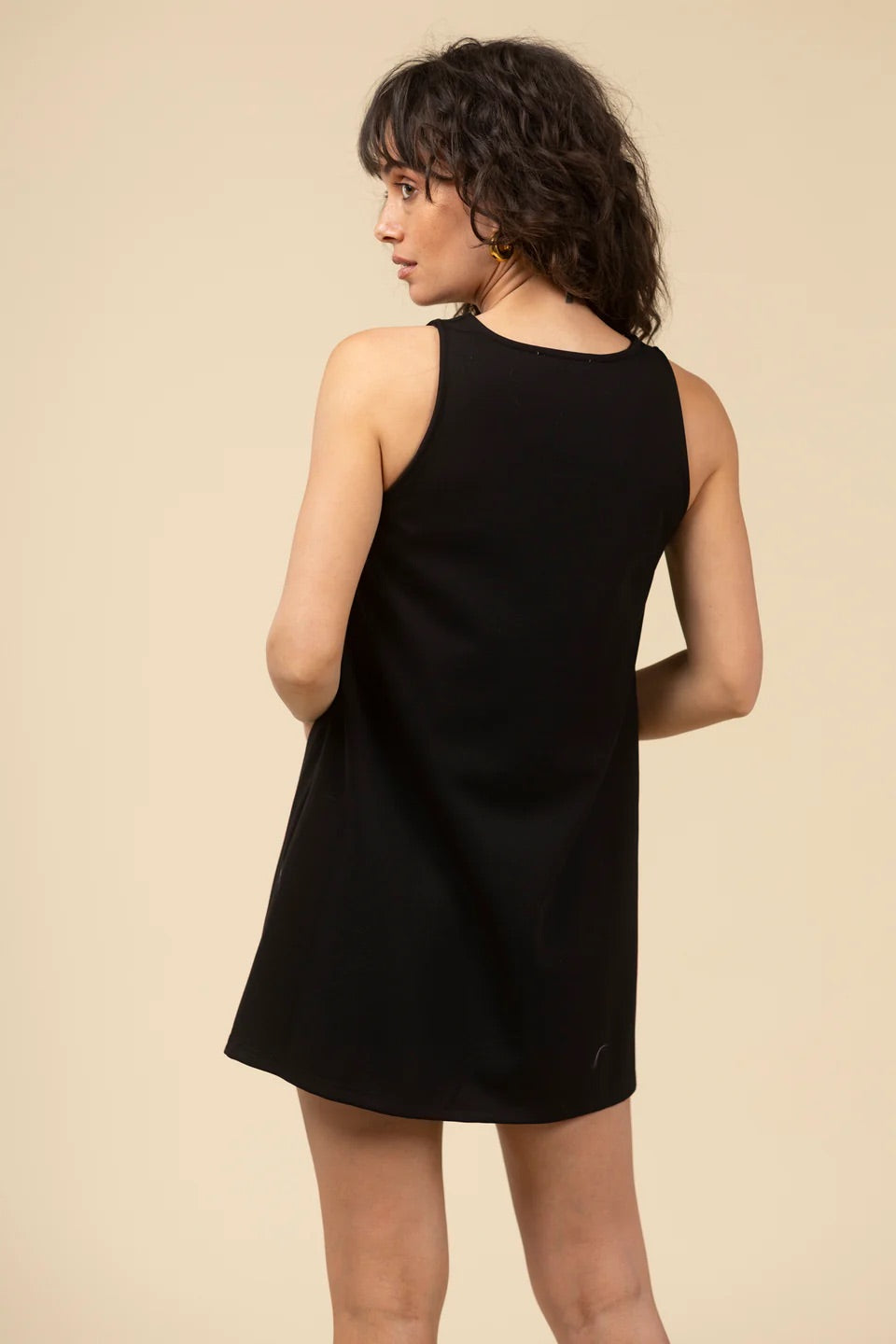 The Dorothy Ponte Dress - Black