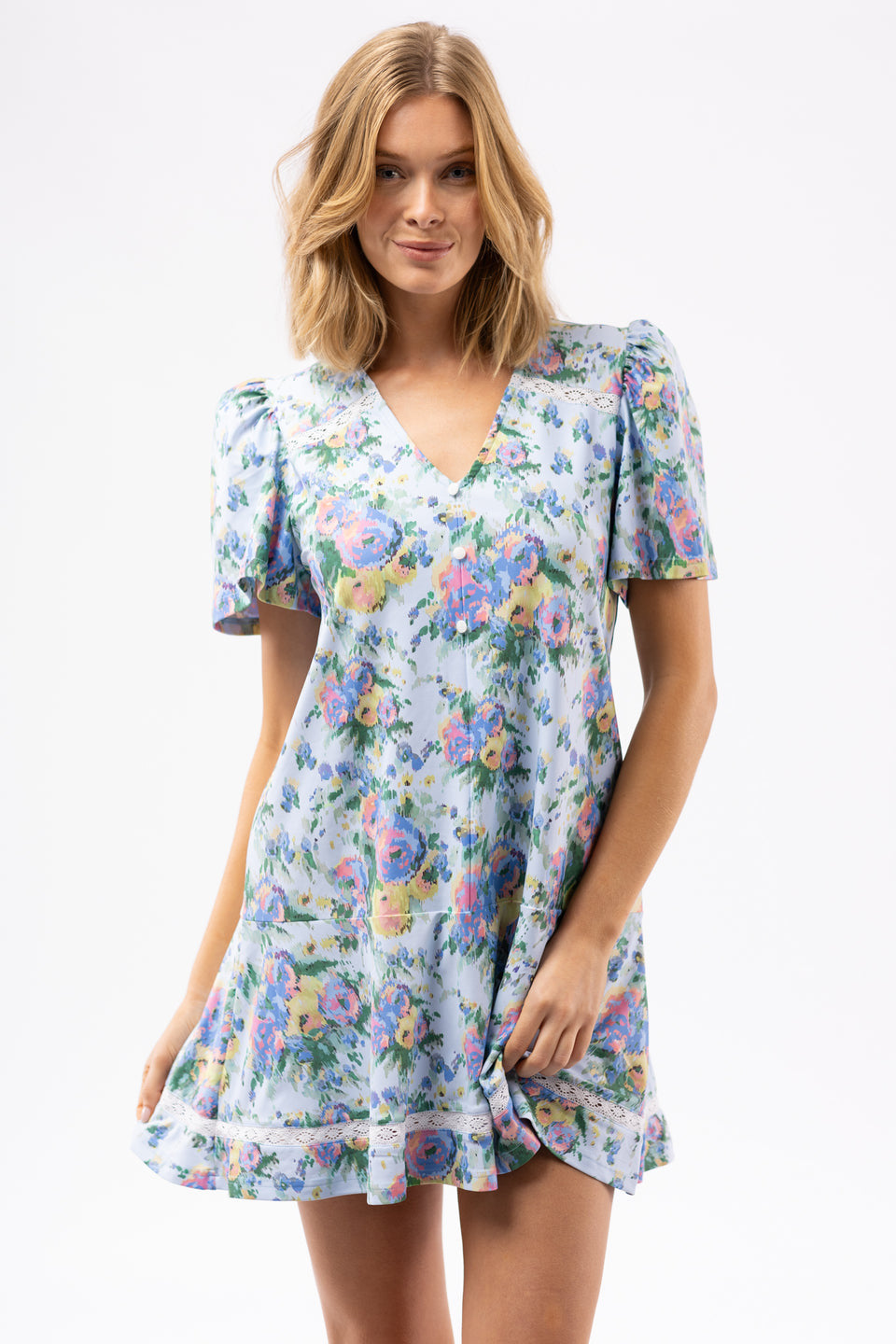 The James Dress - Coastal Ikat