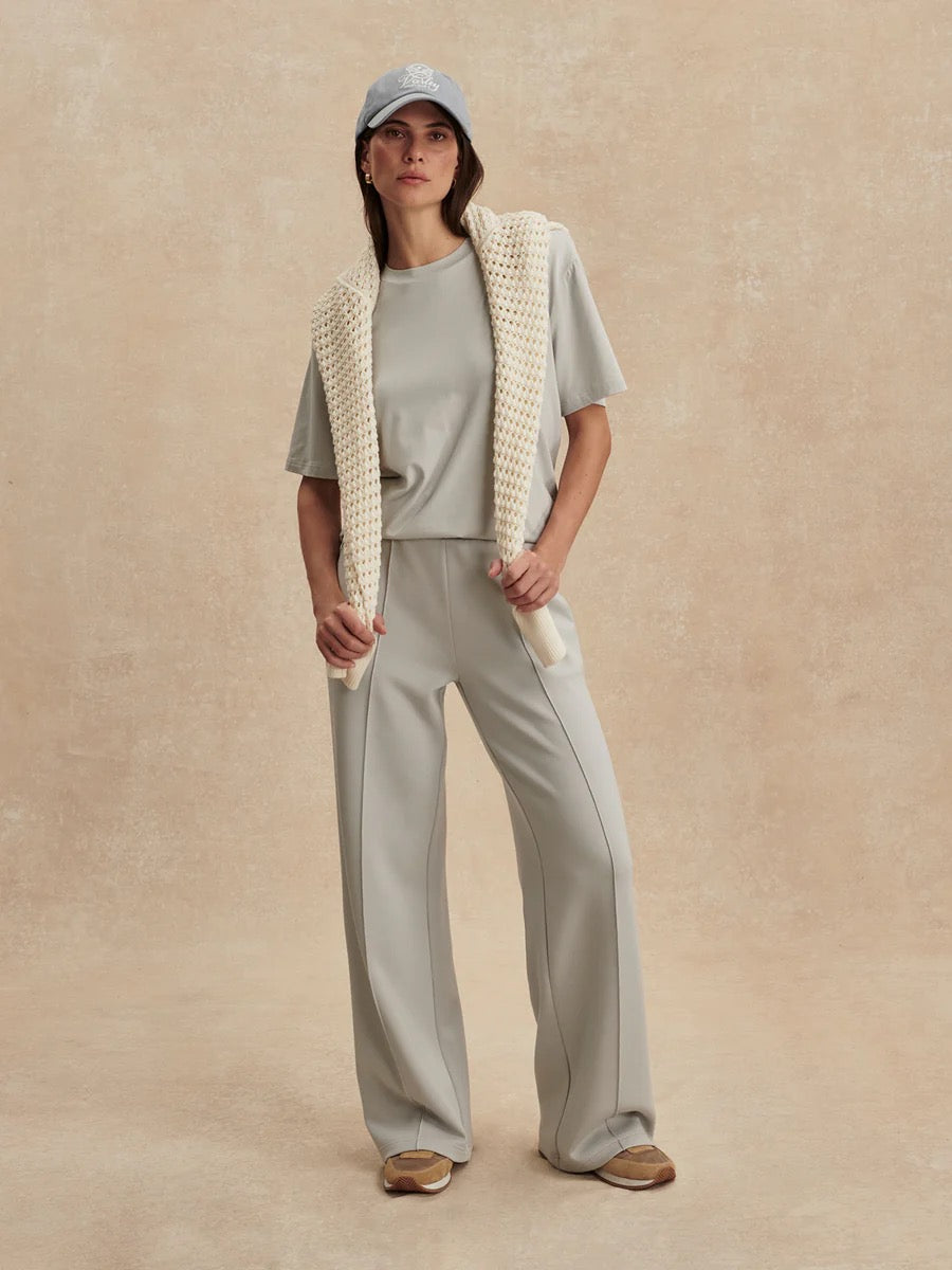 Leighton Boyfriend Tee - Blue Clay