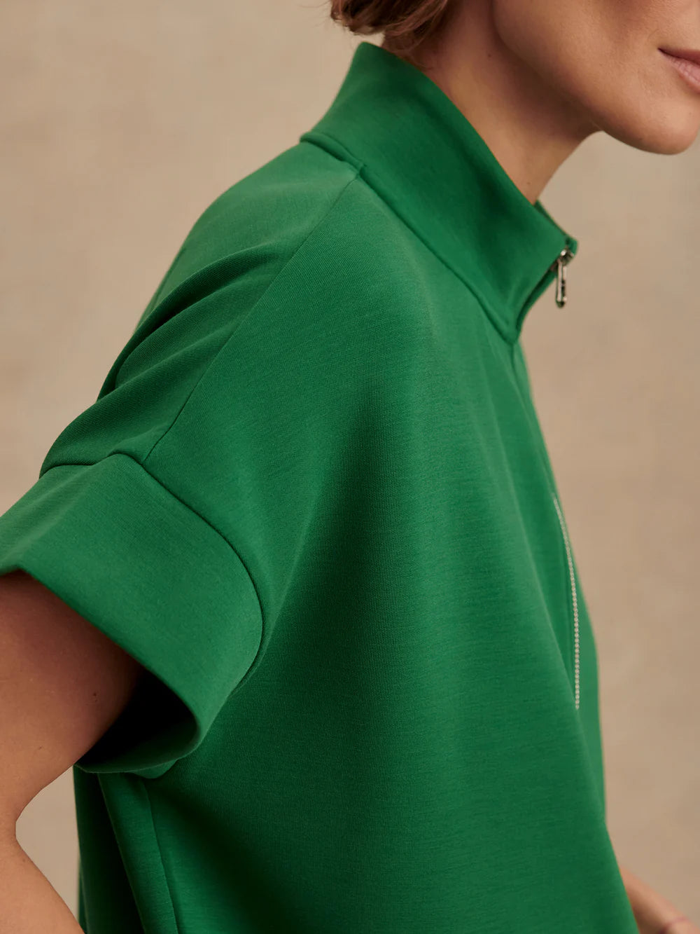 Ritchie Short Sleeve Sweat - Verdant Green