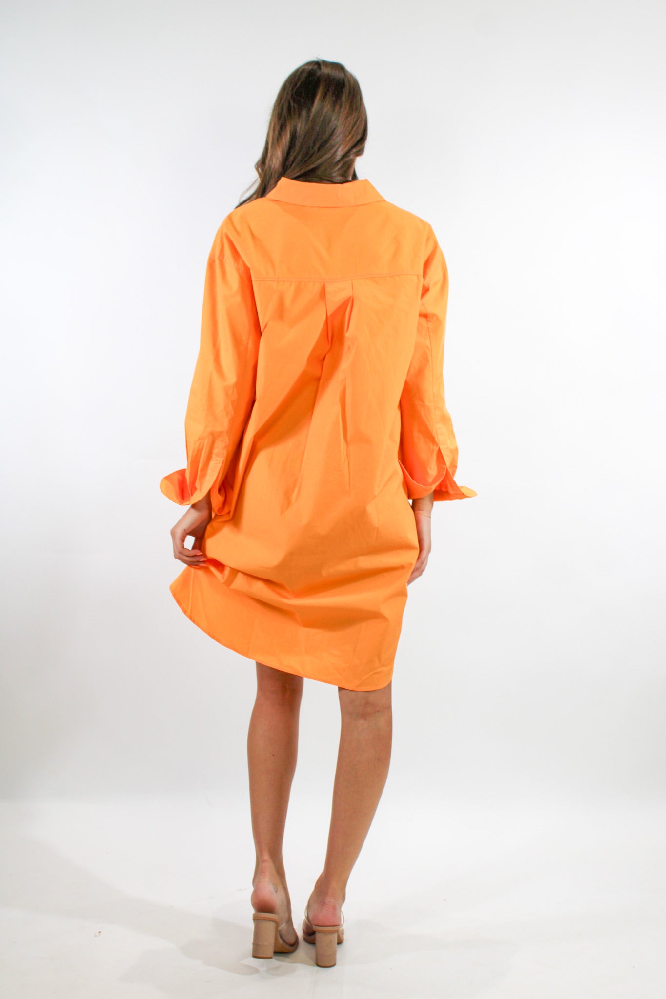 Orange You Glad Button Dress