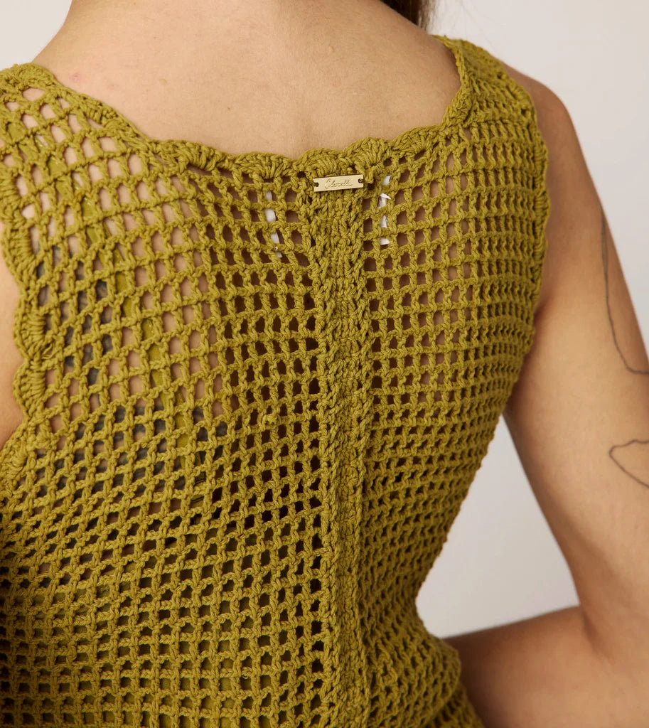 Noelani Crochet Mini Dress