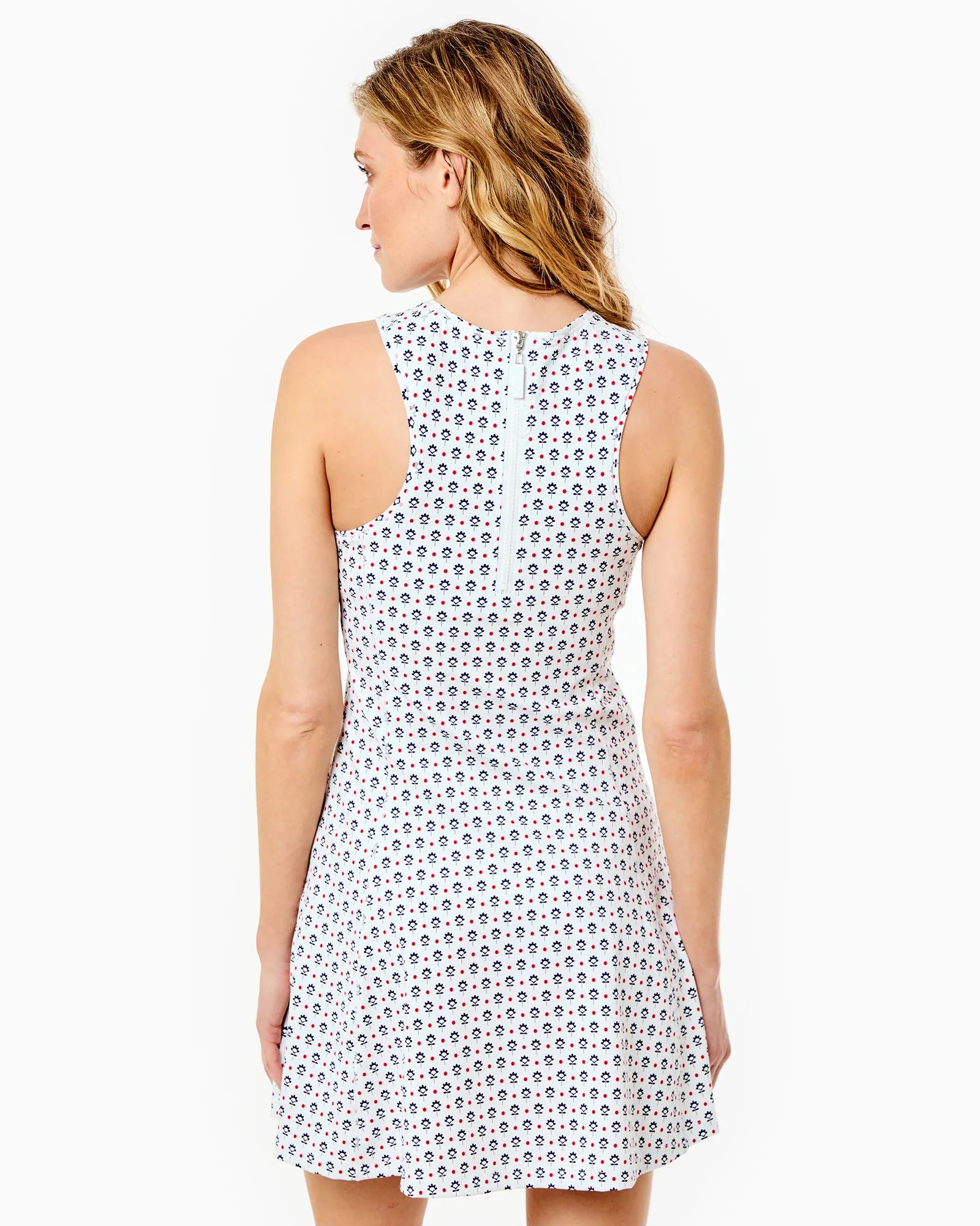 Americana Seaside Floral Tennis Dress