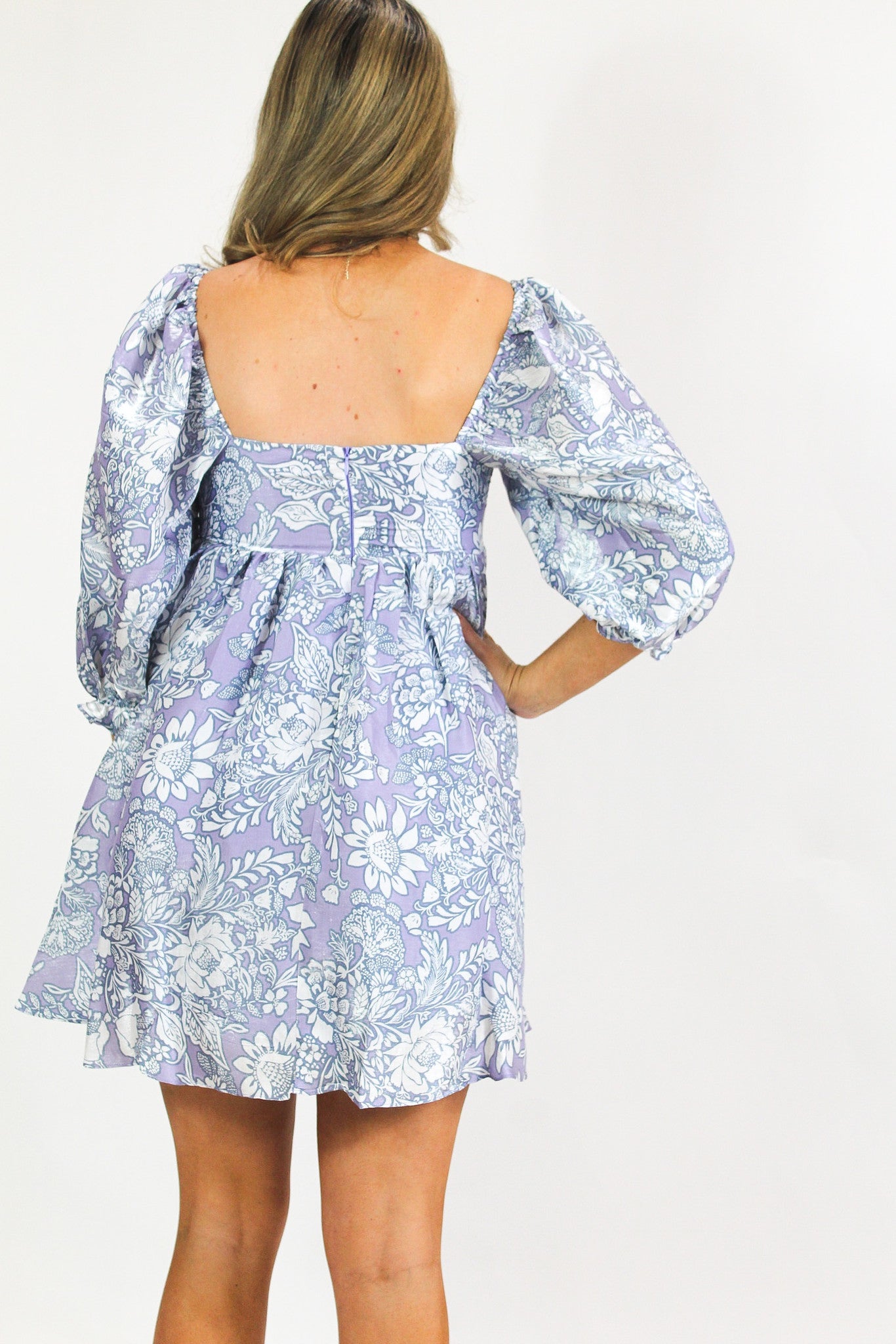 Day Dreamer Puff Dress - Paisley