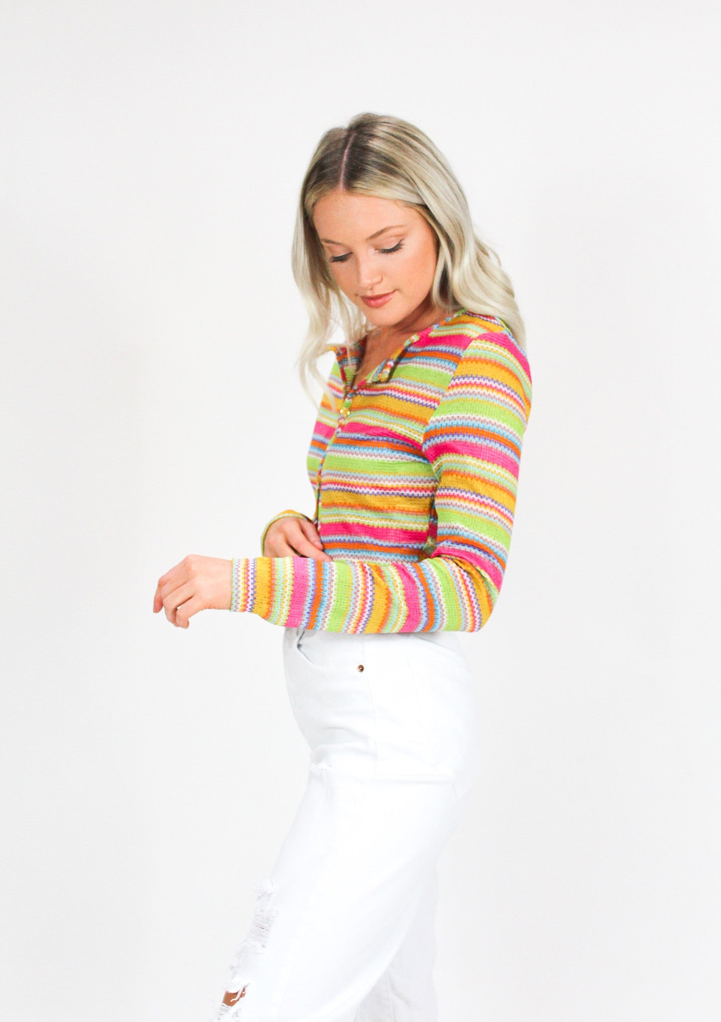 Skittles Longsleeve Crop