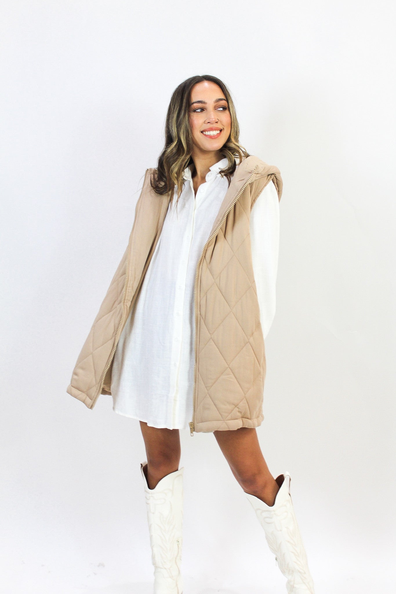 Hey Winter Quilted Vest