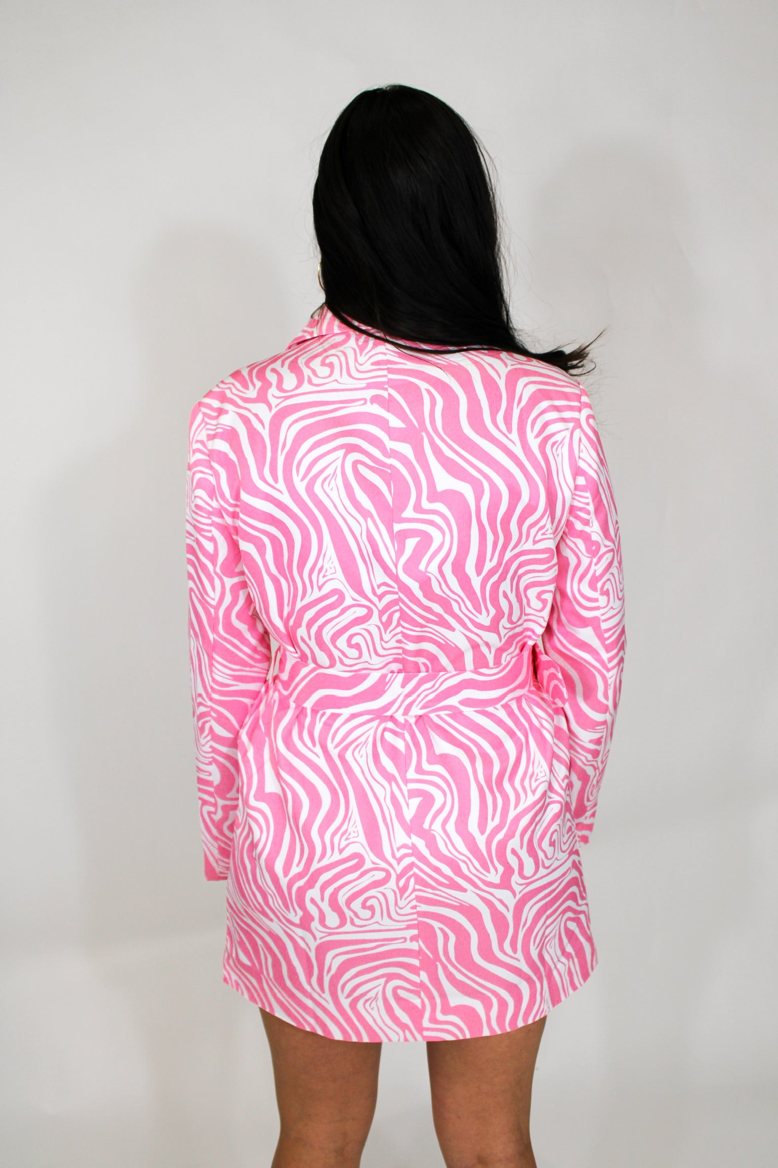 HBIC Zebra Blazer Dress