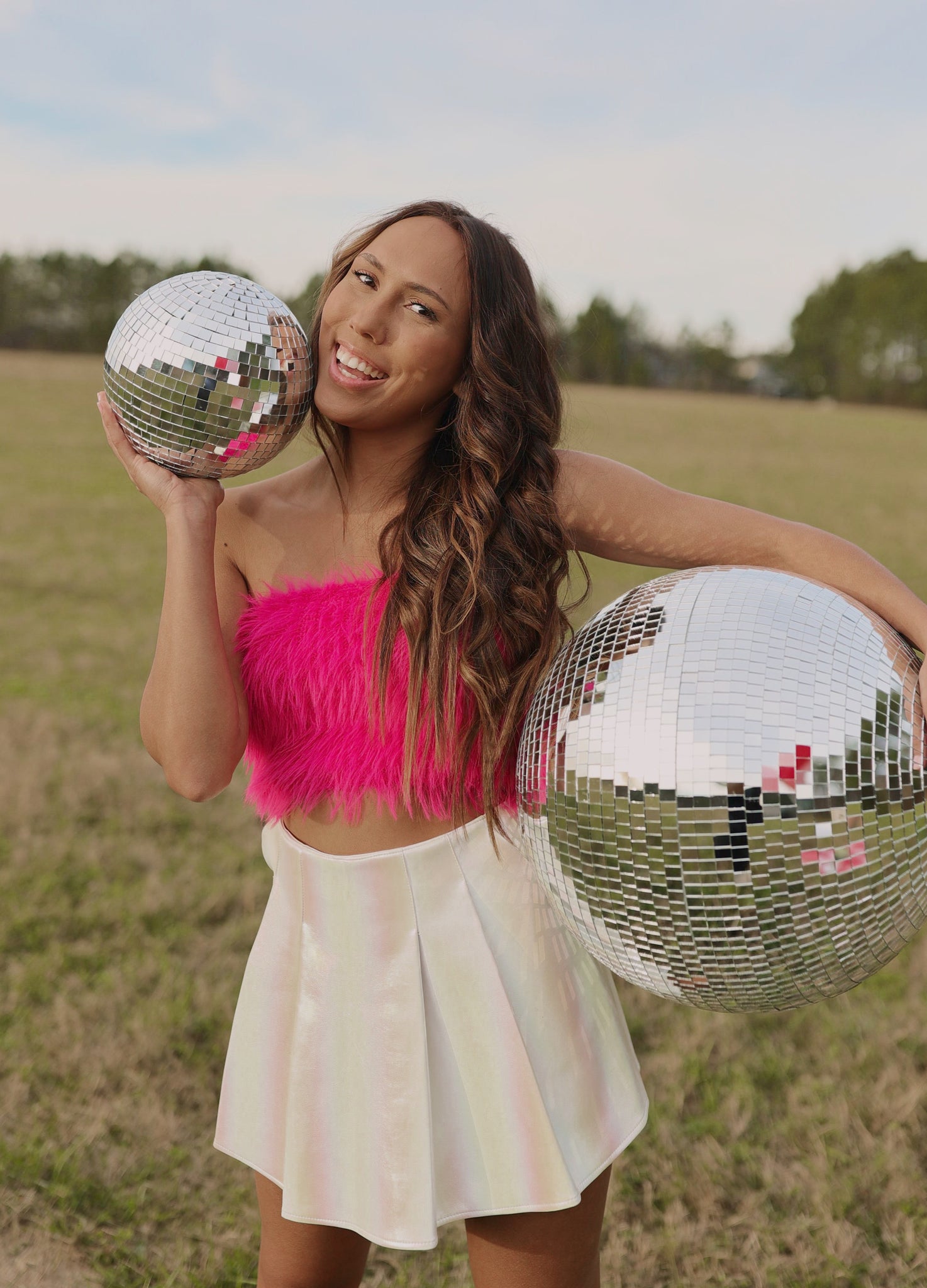 GNO Metallic Mini Skirt