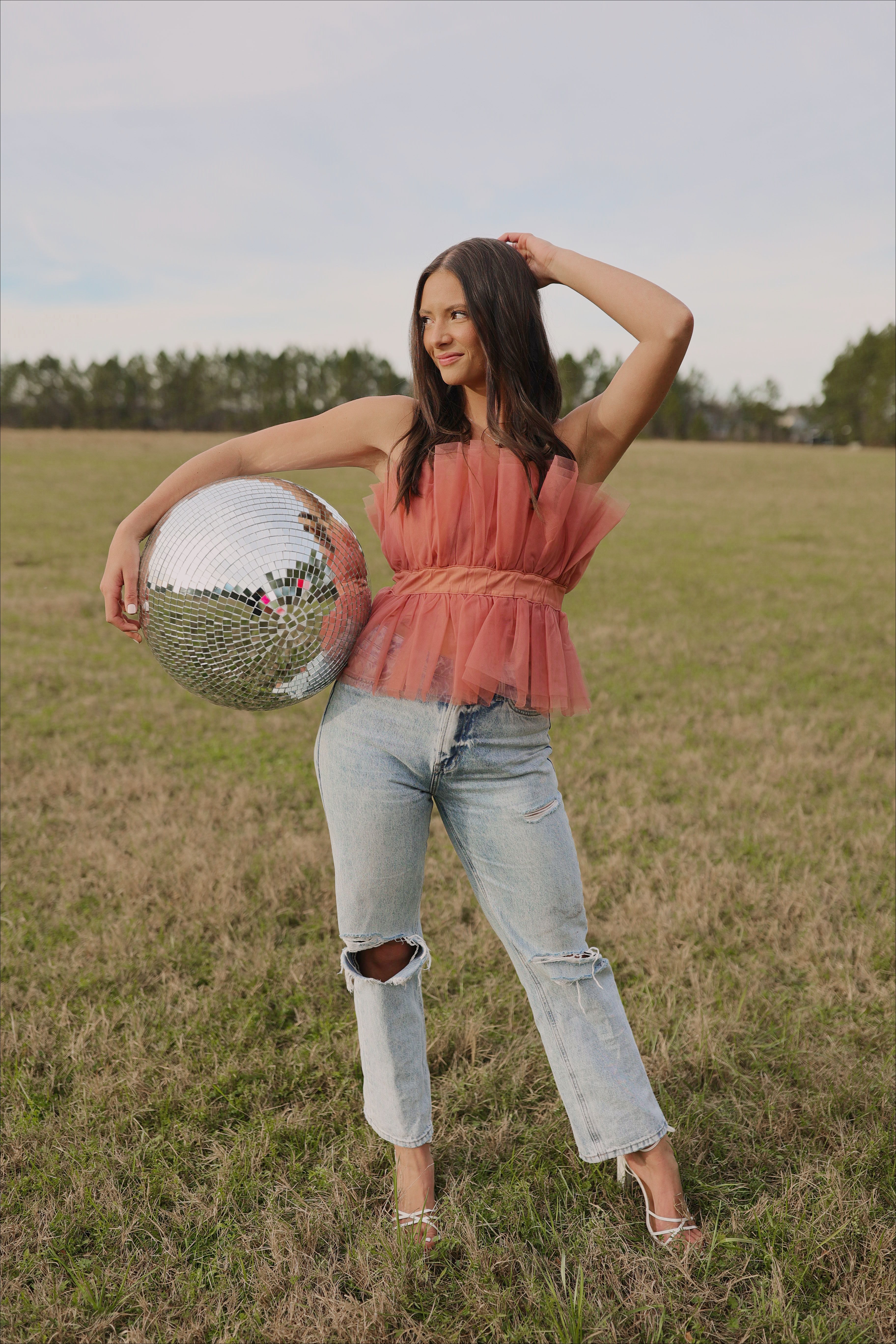 Sweet on You Tulle Top