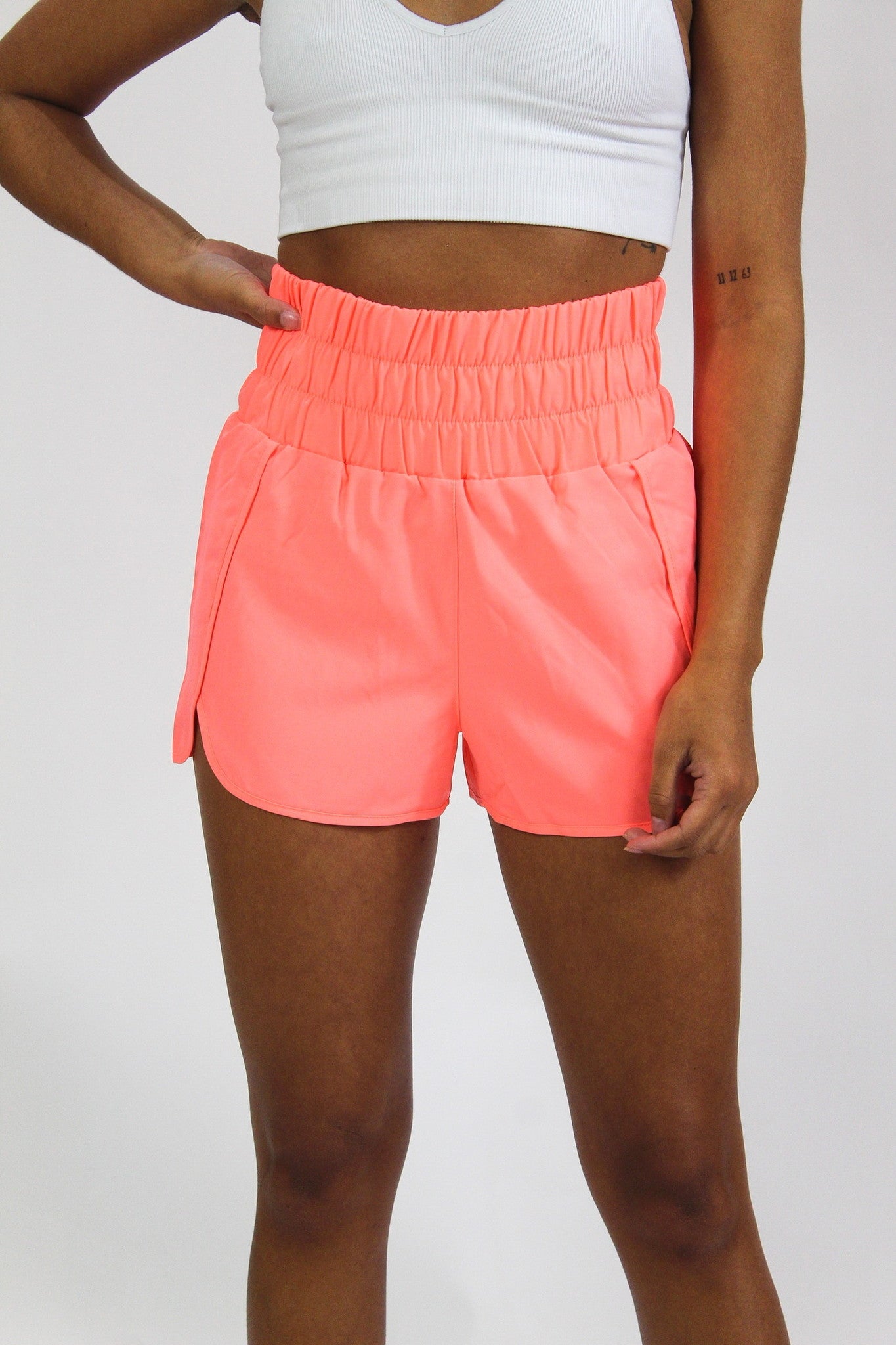 The Way Athletic Shorts - Orange - Shopsisterology